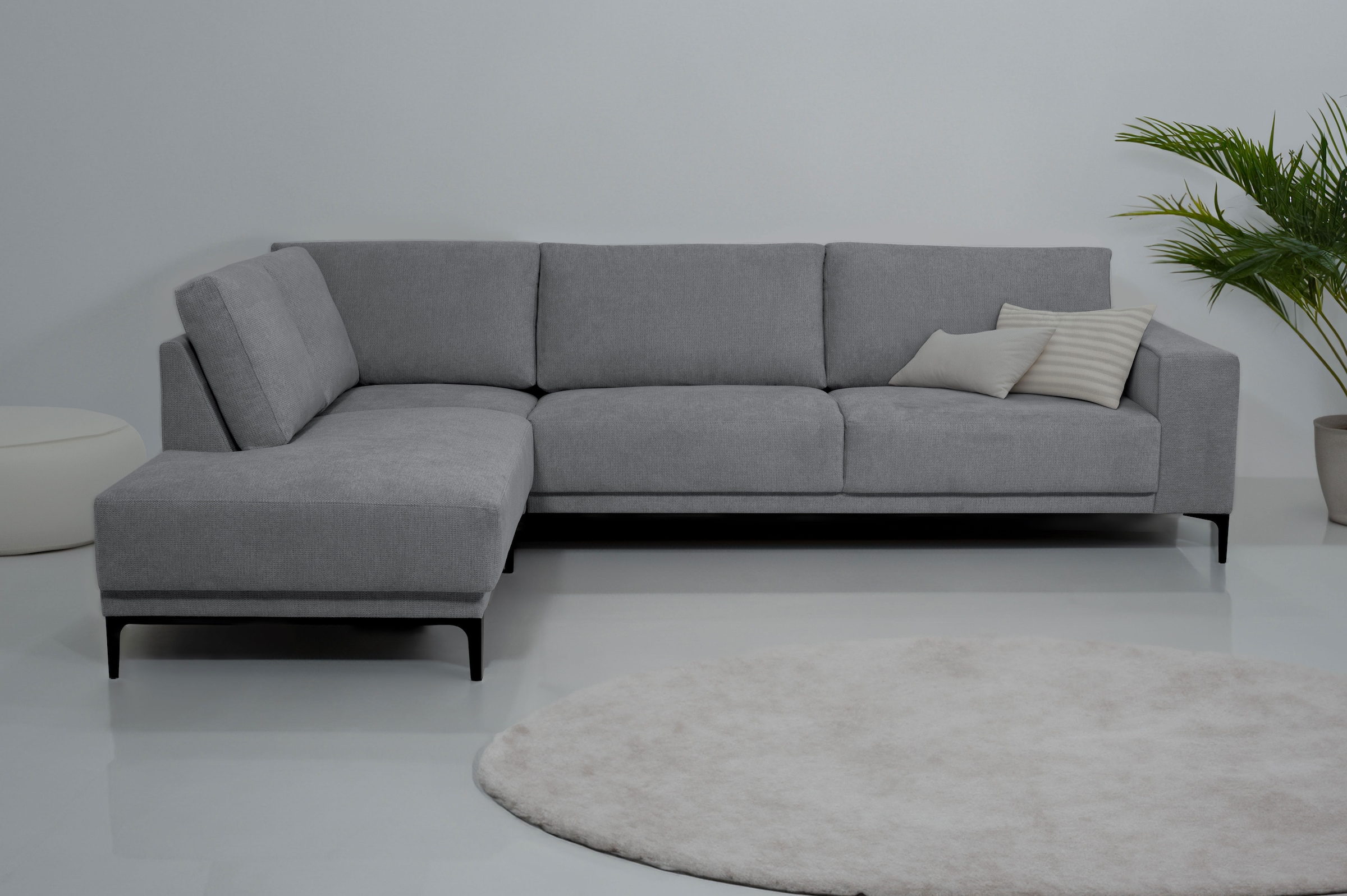 OTTO home Ecksofa "Xander, L-Form," Breite 289 cm, Webstoff, Soft-Touch Che günstig online kaufen