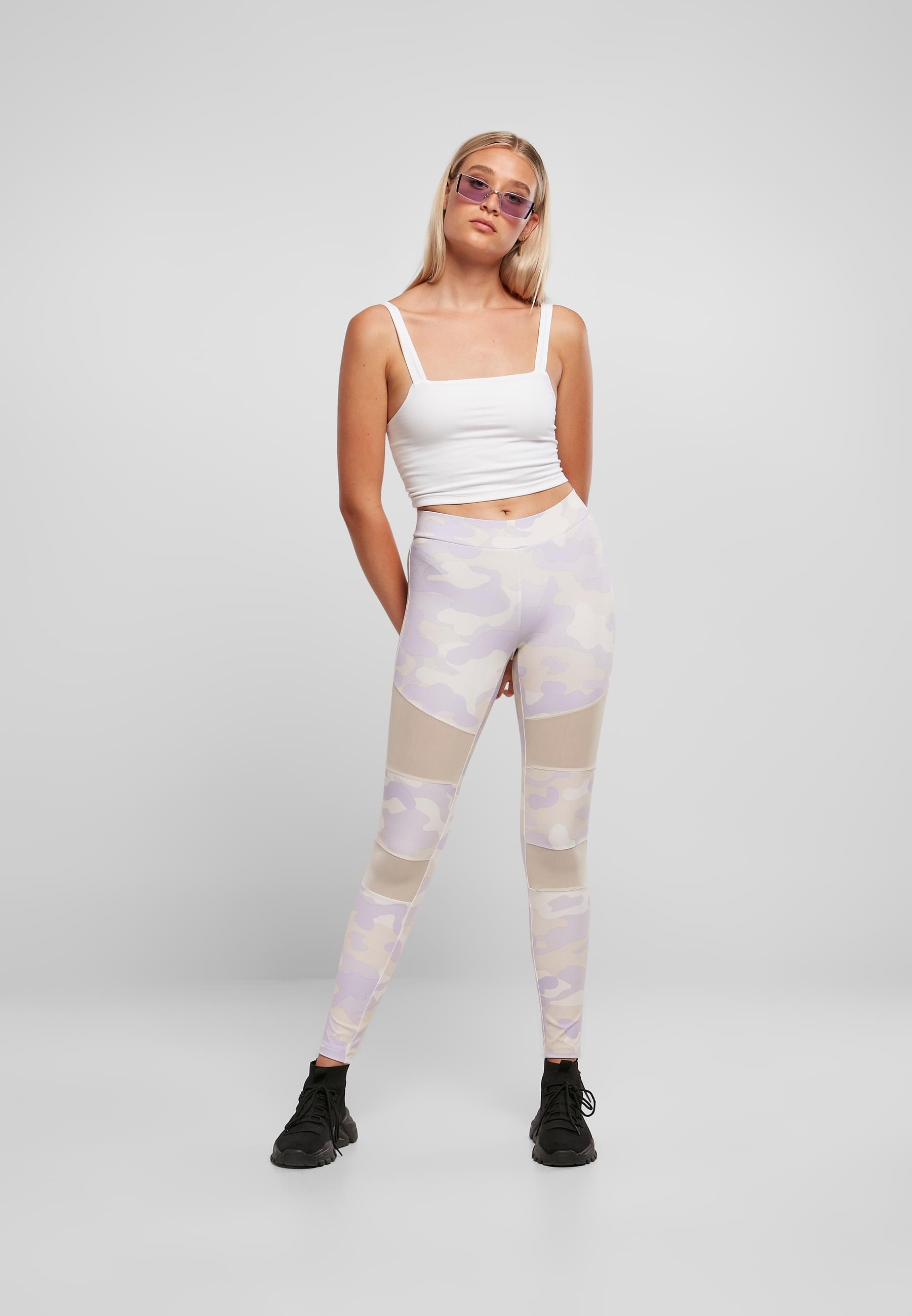 URBAN CLASSICS Leggings »Urban Classics Damen Ladies Camo Tech Mesh Leggings«, (1 tlg.)
