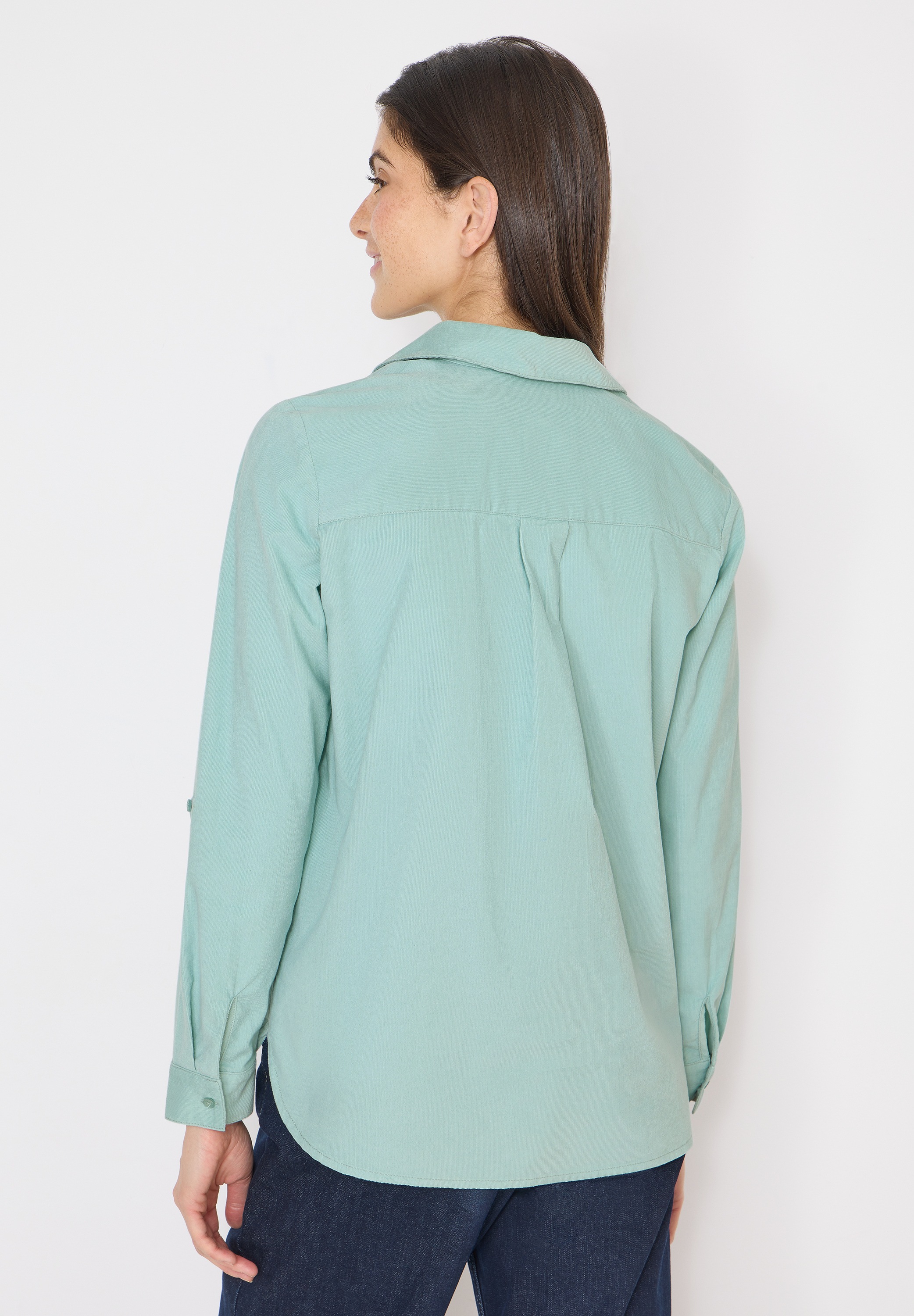 Cecil Langarmbluse aus reiner Baumwolle günstig online kaufen