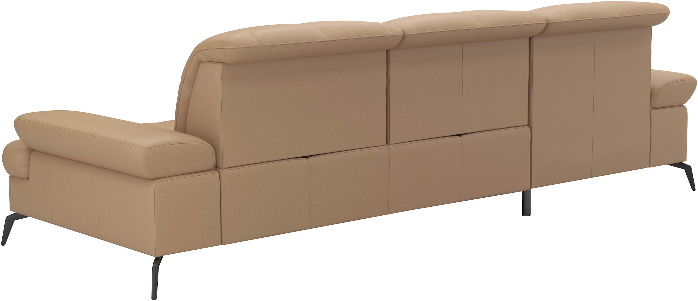 sit&more Ecksofa »Amica, L-Form, inkl. Sitztiefenverstellung & Armteilverstellung«, wahlweise mit Bettfunktion, Bettkasten und Kopfteilverstellung