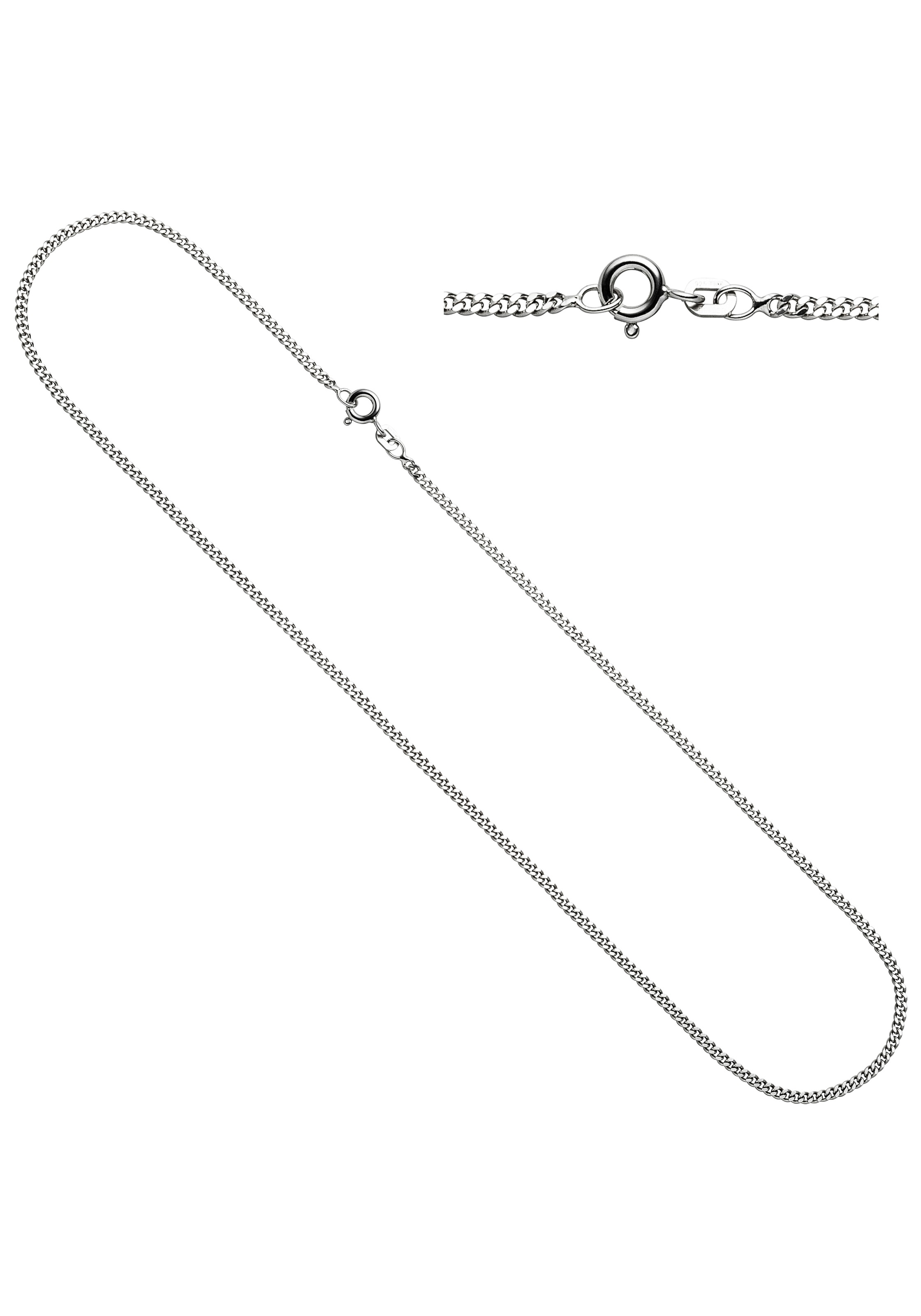 Silberkette JOBO "Panzerkette 2 mm" Gr. 45, silber 925, Halsketten, Damen, 45cm, Silber 925 (Sterlingsilber), Silberkette, 925 Silber 2