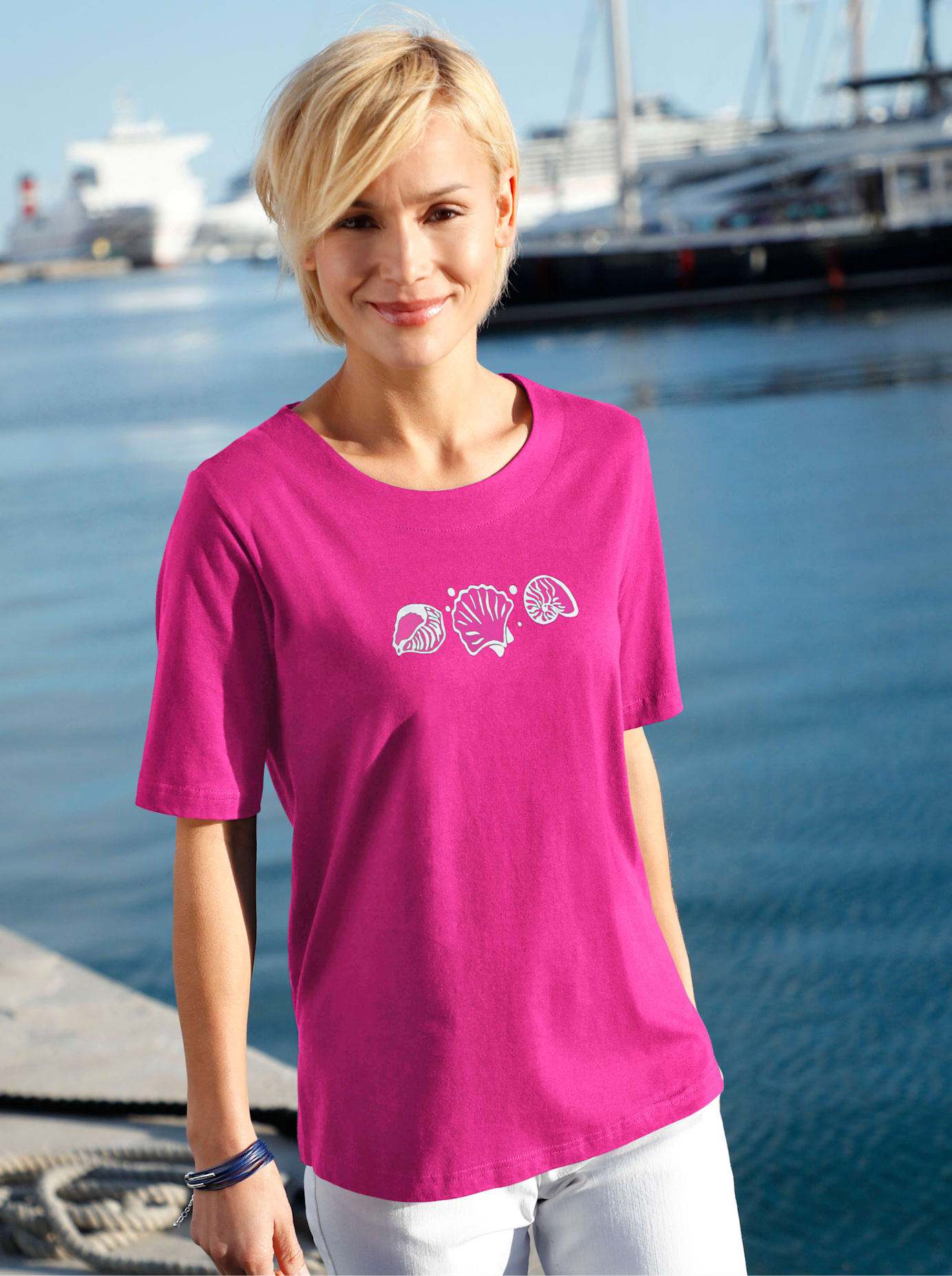 Casual Looks Kurzarmshirt "Shirt" 1 Stk. tlg. günstig online kaufen