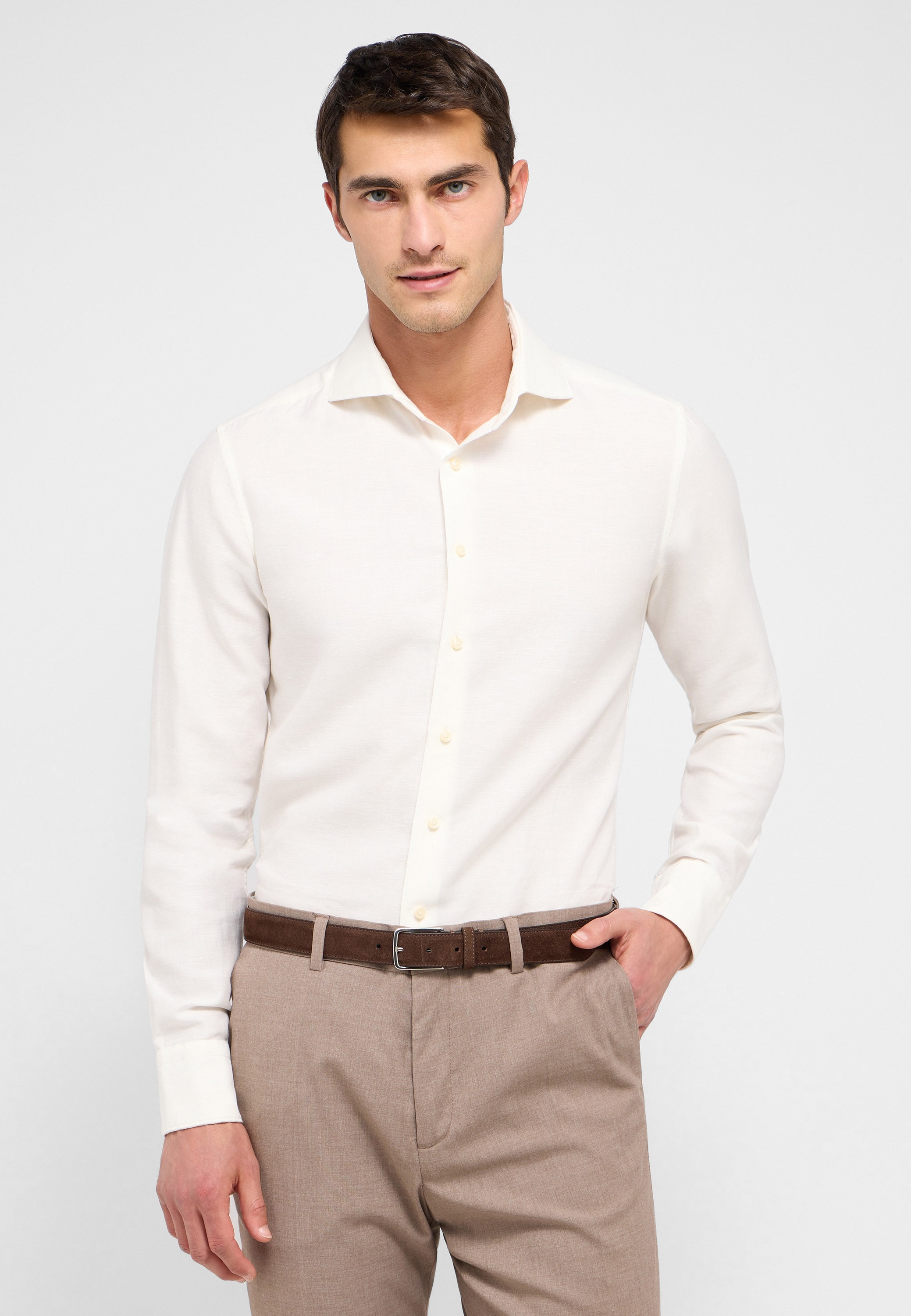 Eterna Langarmhemd "SLIM FIT", EASY IRON (bügelleicht) günstig online kaufen