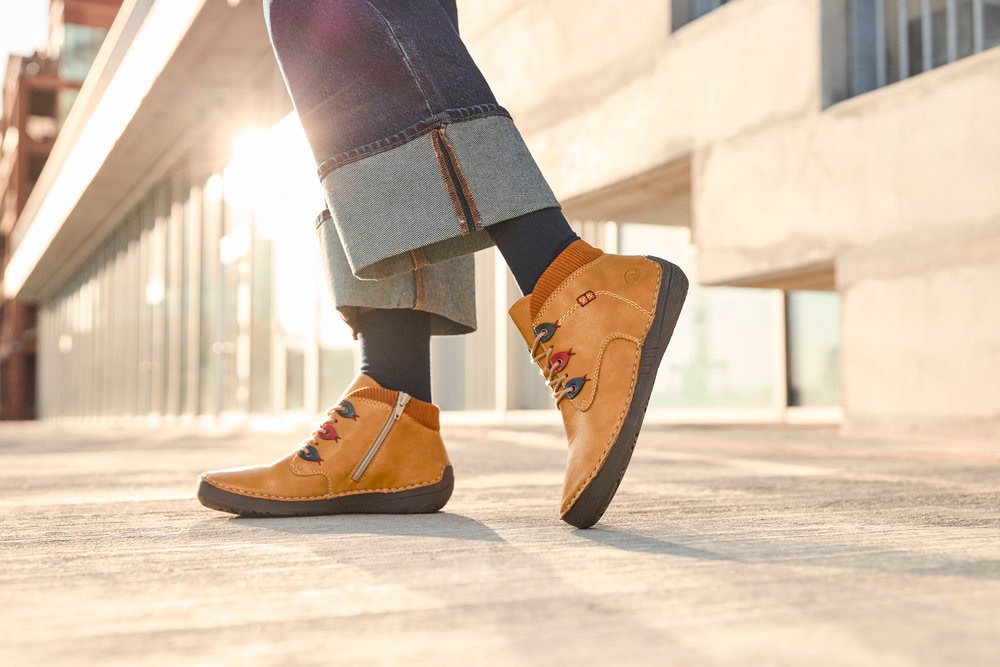 Rieker Schnürboots, Stiefelette, High Top Sneaker mit Innenreißverschluss