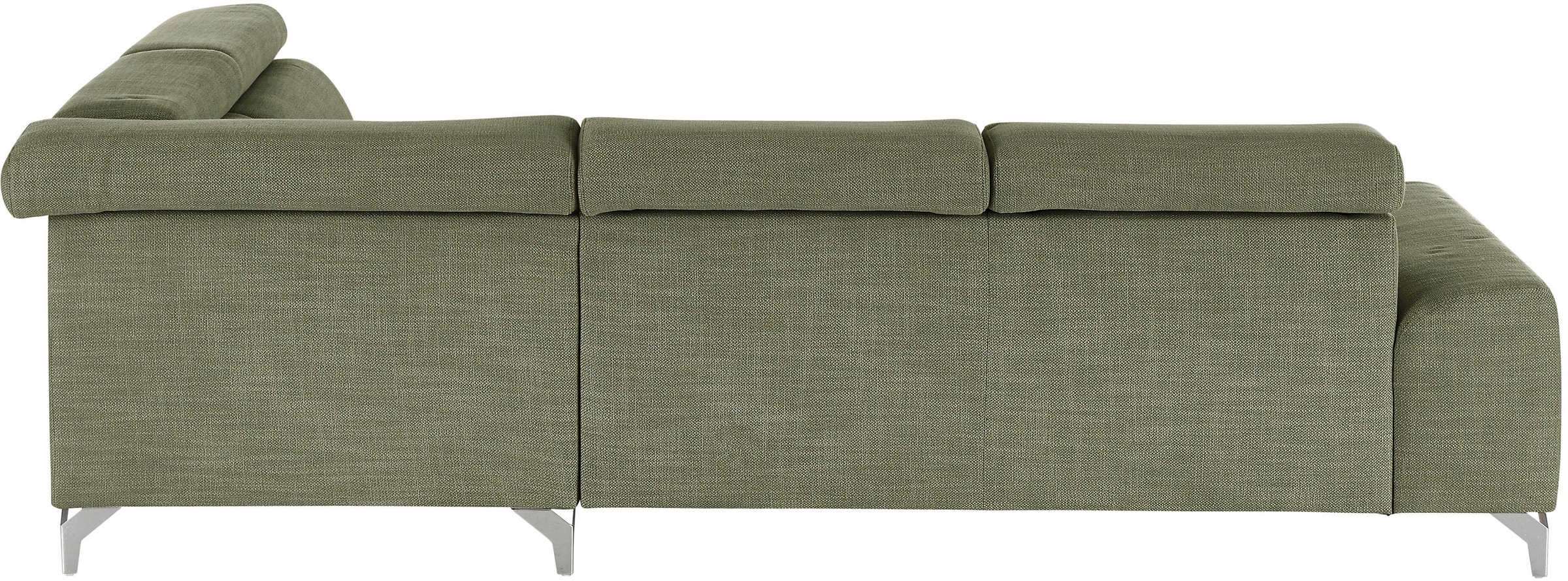 3C Candy Ecksofa »Greve Sofa immer mit manuelle Kopfteilverstellungen, modern, elegant«, wahlweise motorischer Sitzvorzug, bequem und zeitlos, L-Form
