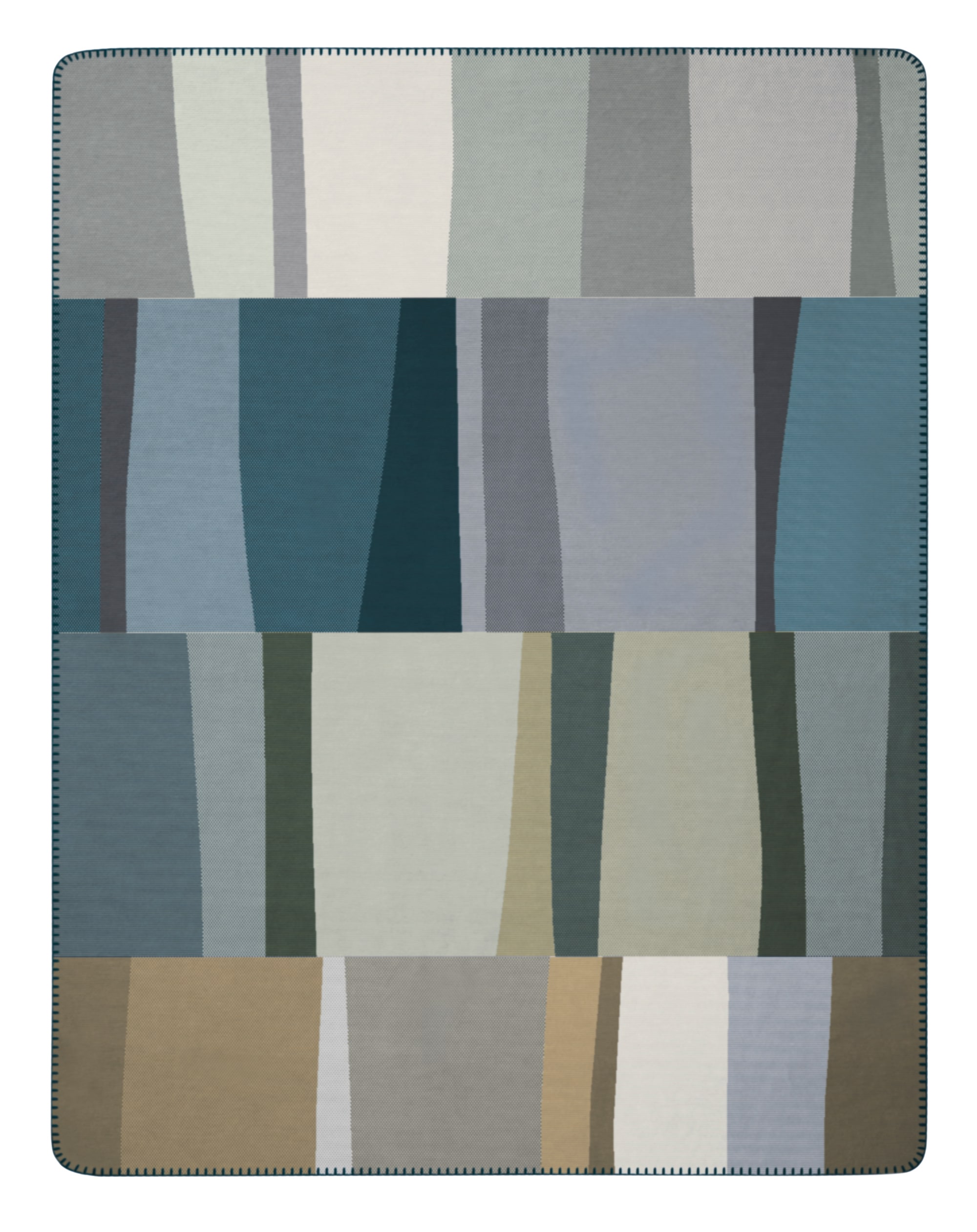Biederlack Wohndecke »Wohndecke Verdant Vibes mit geketteltem Zierstich«, Made in Germany