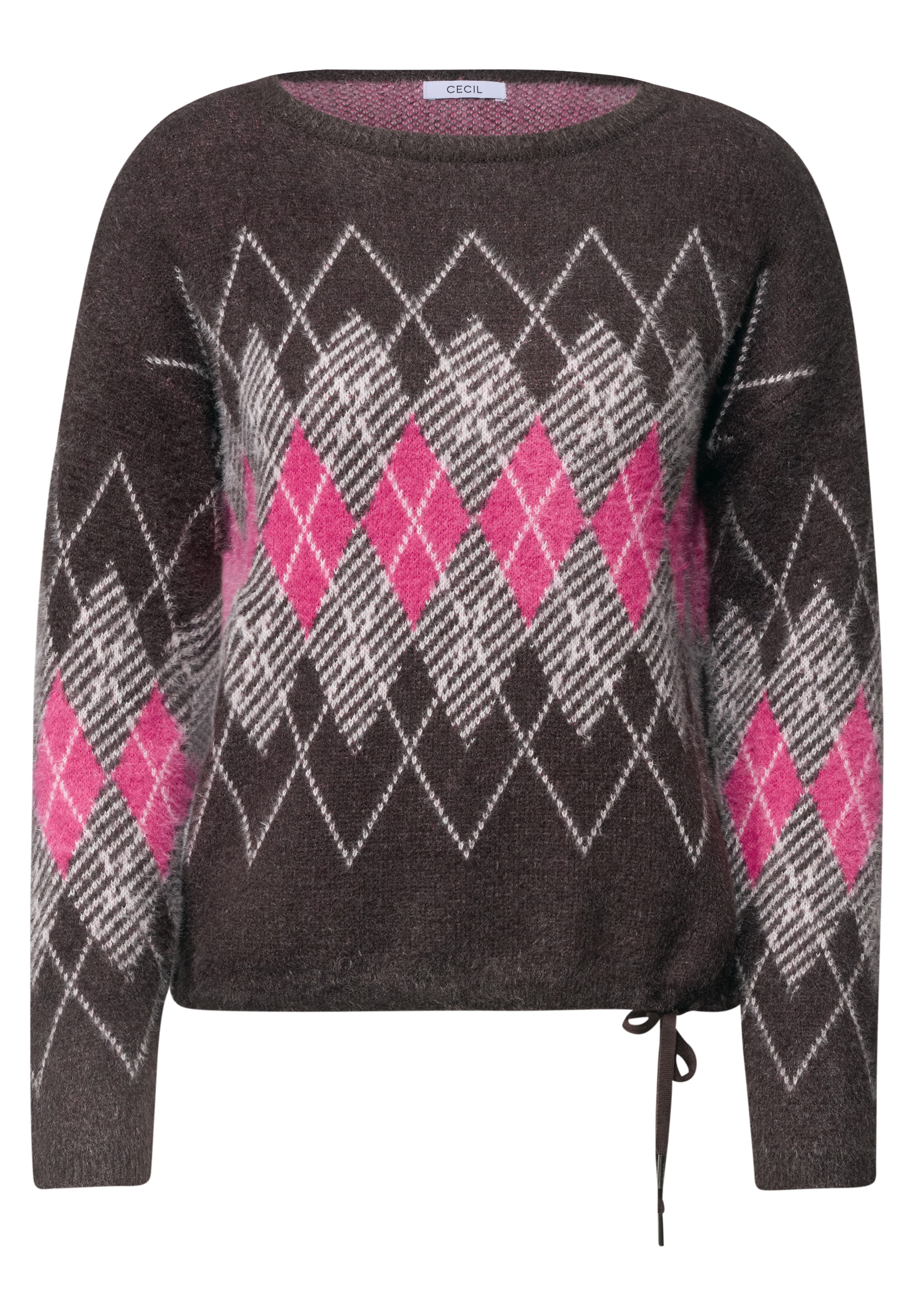 Cecil Strickpullover mit Tunnelzug am Saum