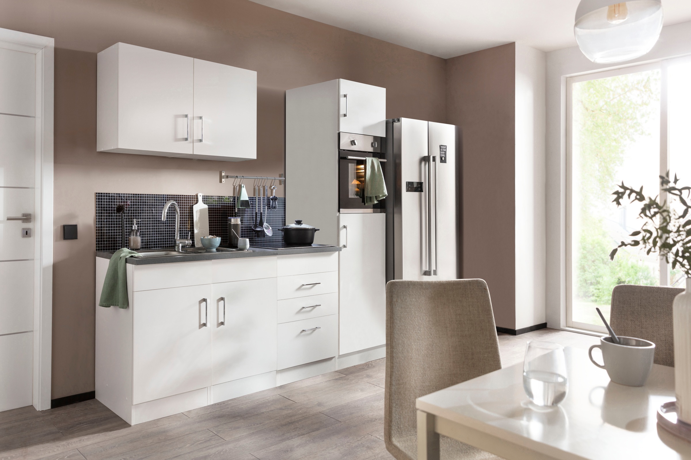 KOCHSTATION Küchenzeile "KS-Paris – Küchen mit einzigartigen Fotomotiven au günstig online kaufen