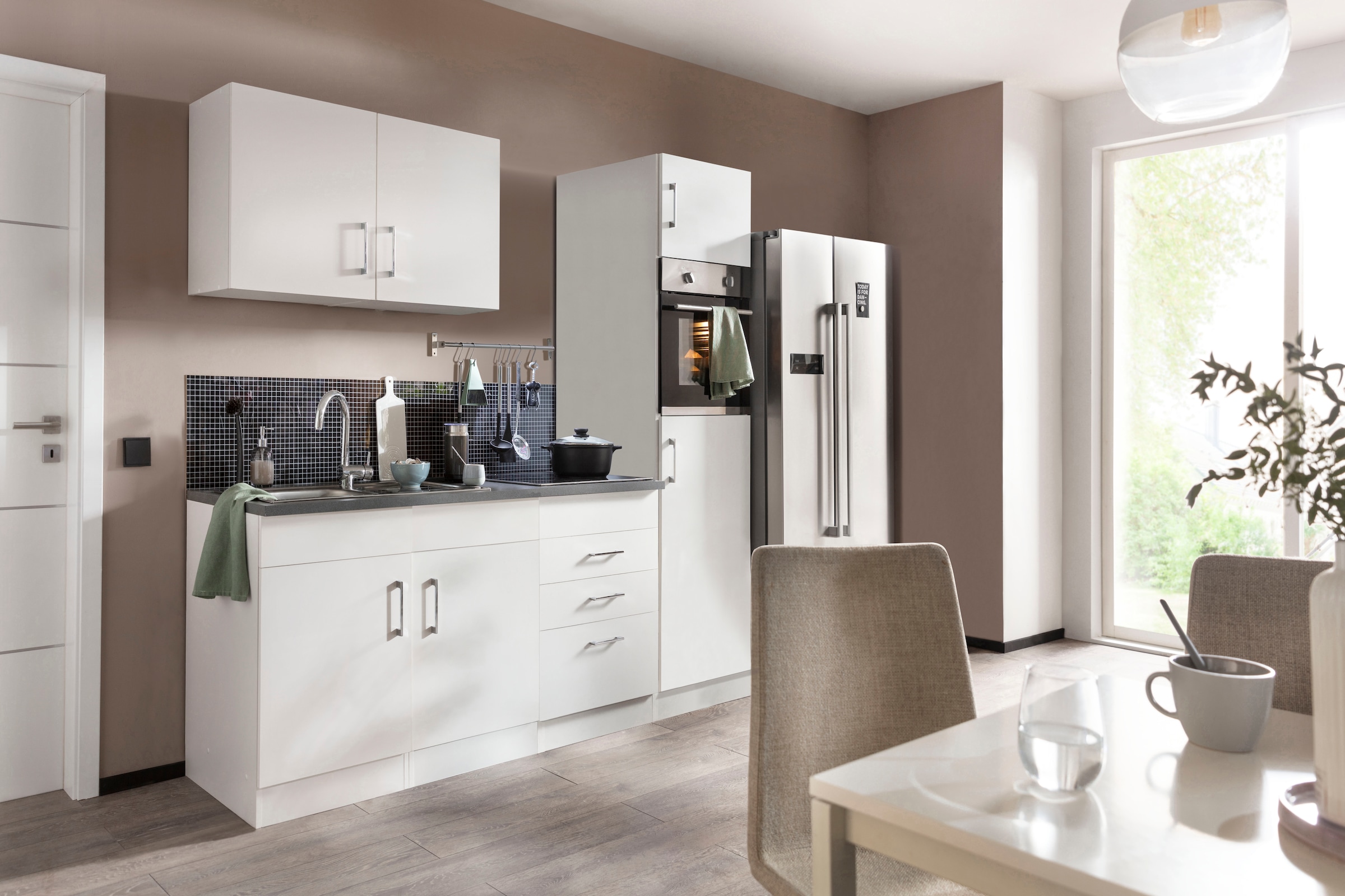 KOCHSTATION Küchenzeile "KS-Paris – Küchen mit einzigartigen Fotomotiven au günstig online kaufen