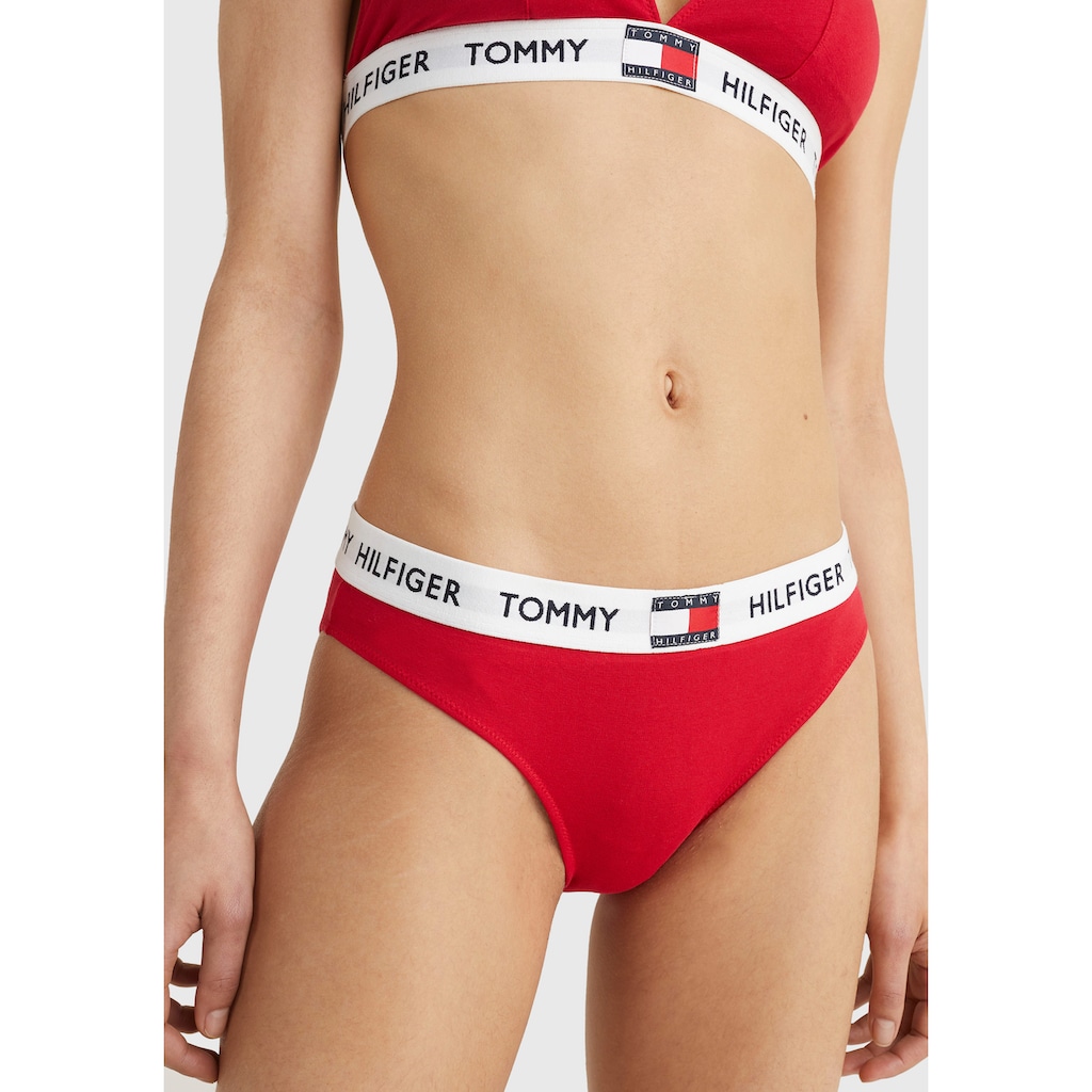 Tommy Hilfiger Underwear Bikinislip »BIKINI« mit kontrastfabenem Bund & Tommy Hilfger Logo-Badge