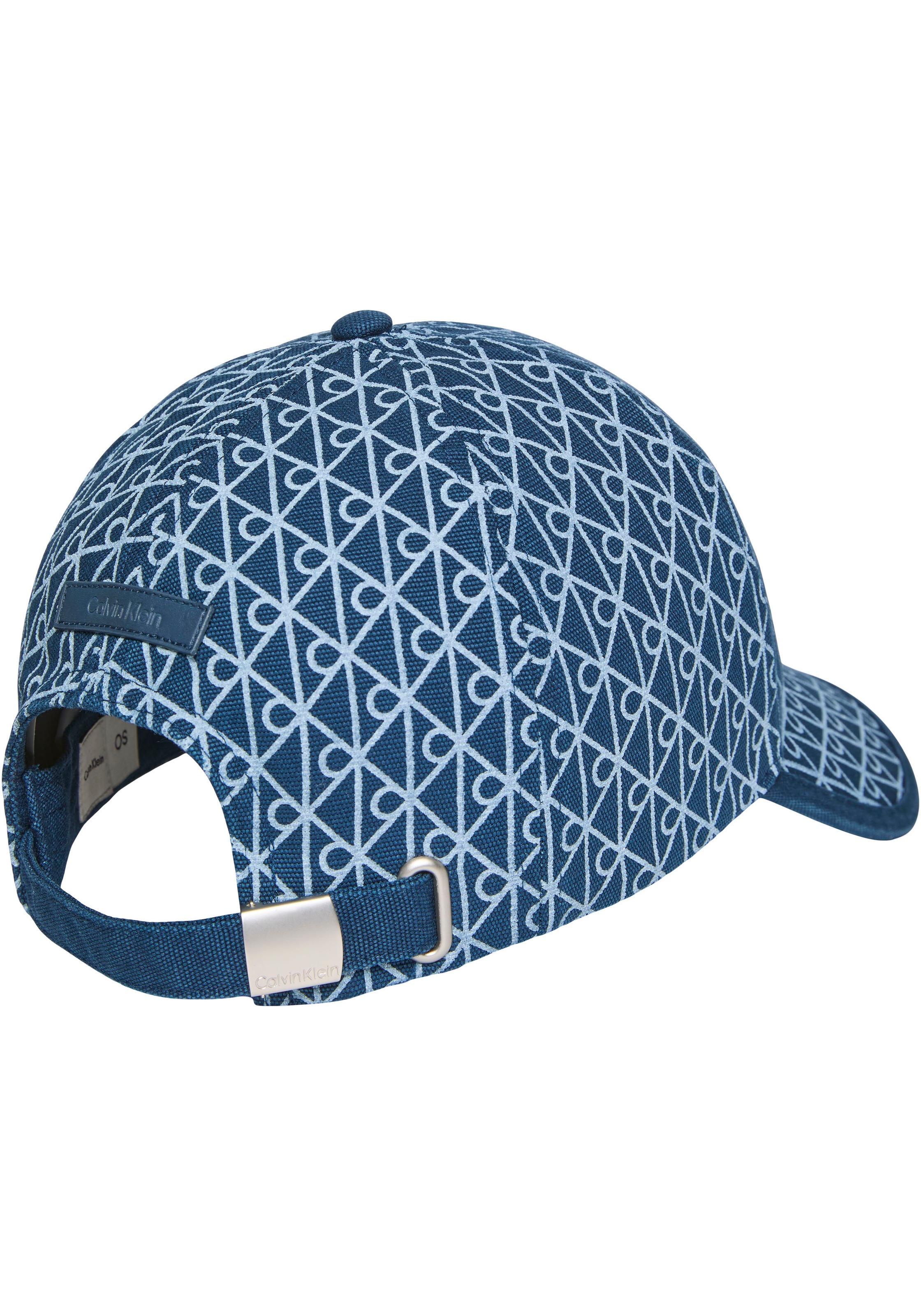 Calvin Klein Baseball Cap "EMBLEM PRINT w LEATHER PATCH CAP" Mit festem Sch günstig online kaufen