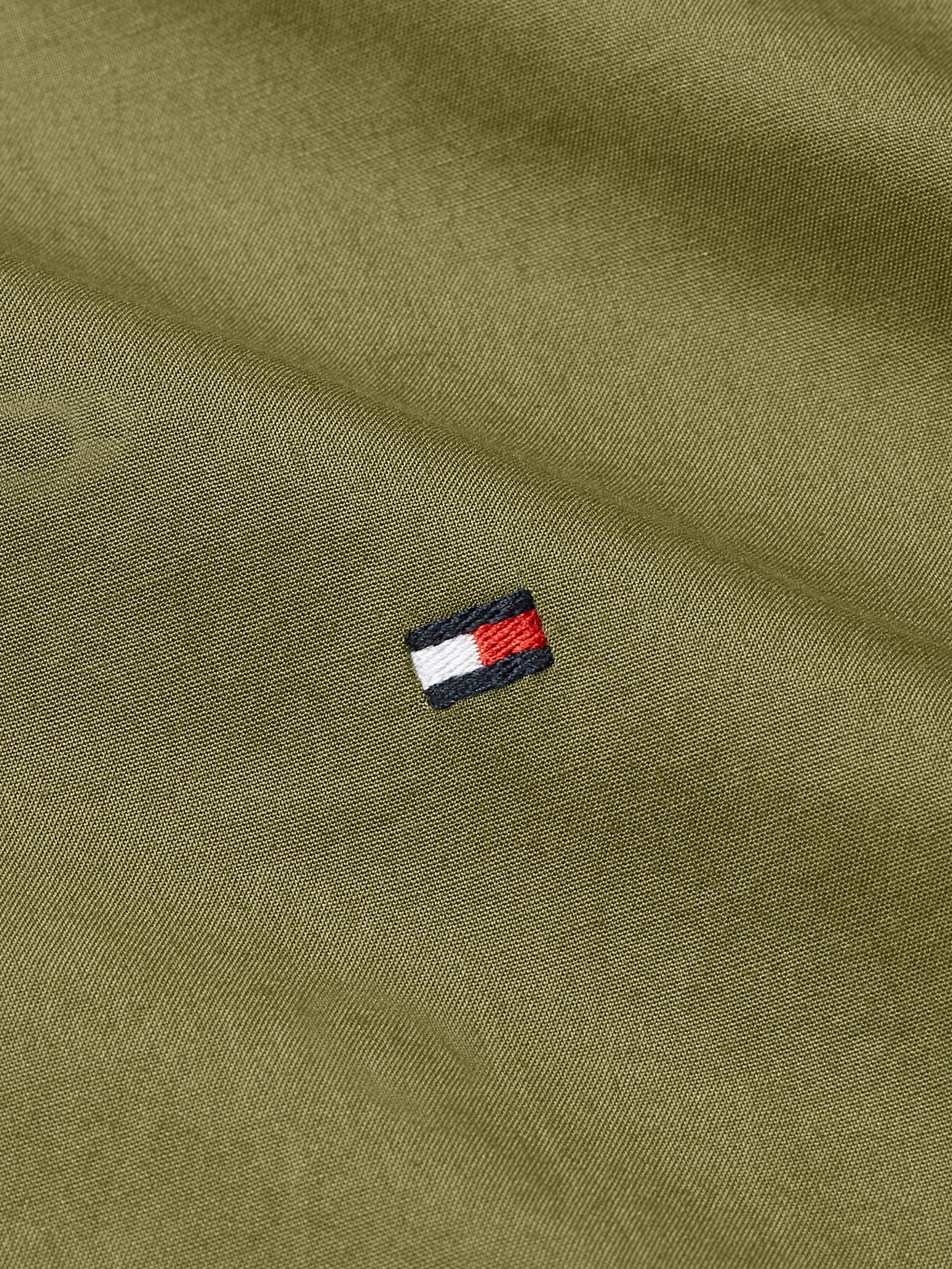 Tommy Hilfiger Langarmhemd »FLEX POPLIN RF SHIRT«, mit Tommy Hilfiger Labelschild innen an der Knopfleiste
