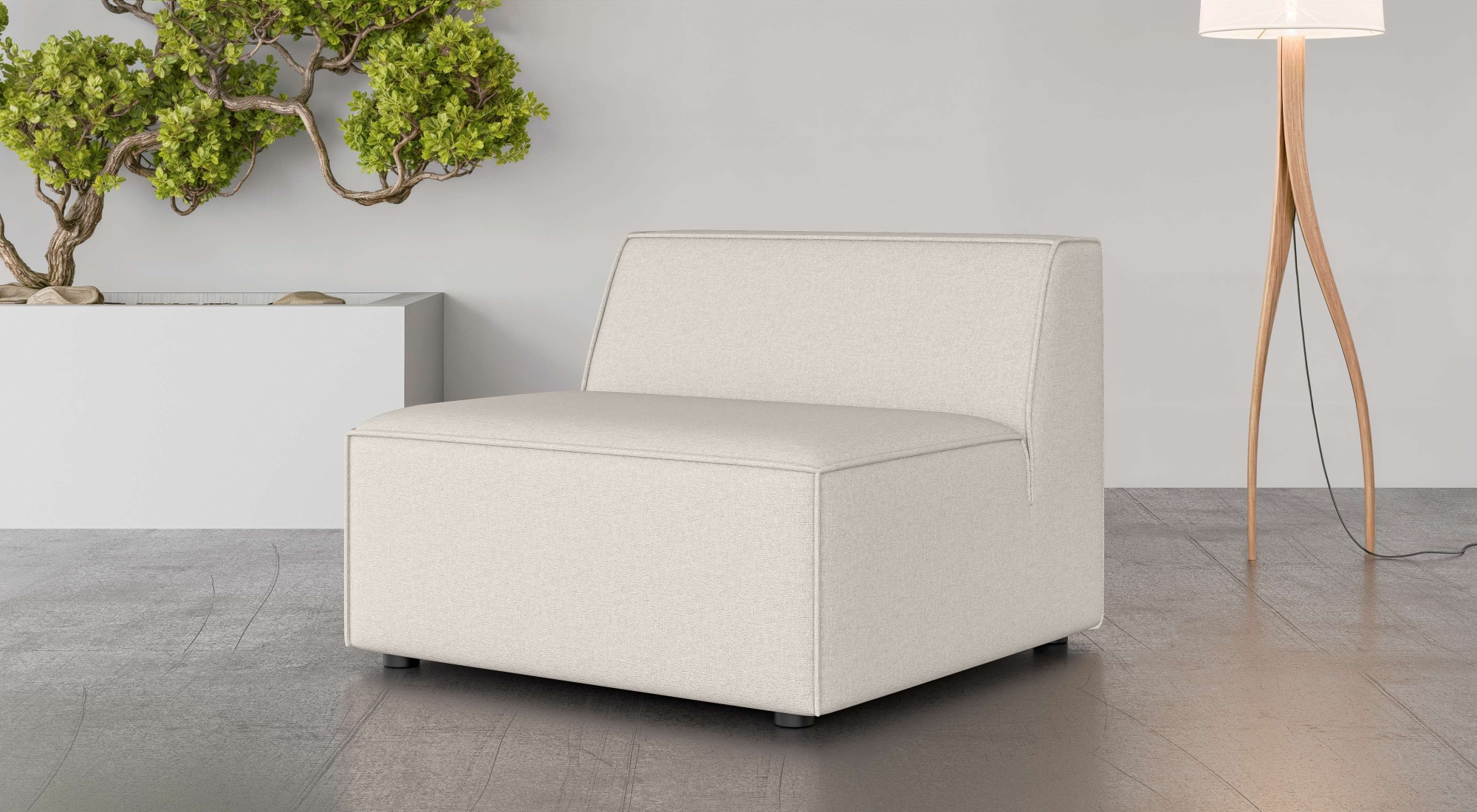 INOSIGN Sessel "Bequemer Sessel Cavan, Maße B/T/H: 90/90/72 cm", ohne Armle günstig online kaufen