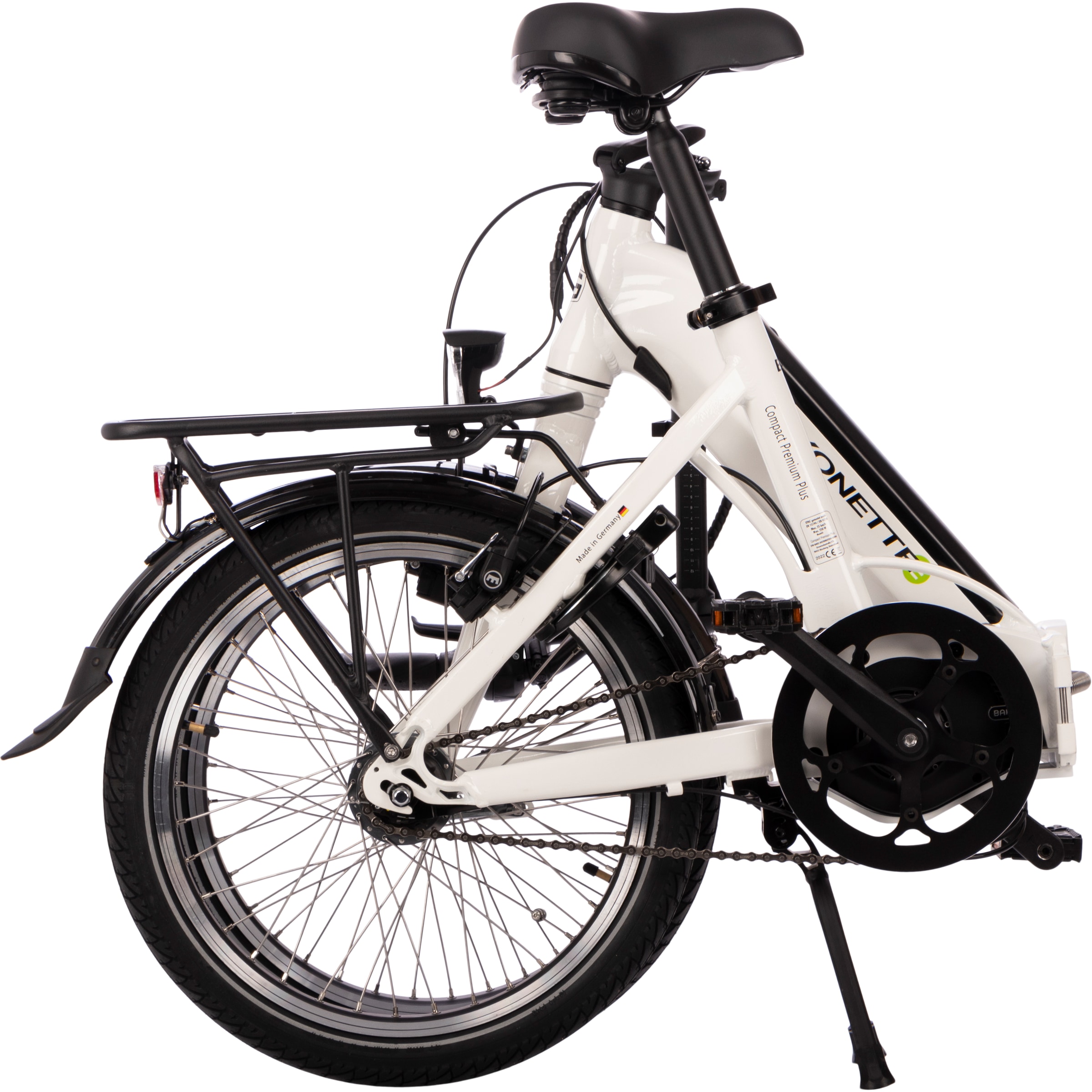 SAXONETTE E-Bike »Compact Premium Plus«, 7 Gang, Mittelmotor 250 W, (mit Akku-Ladegerät)