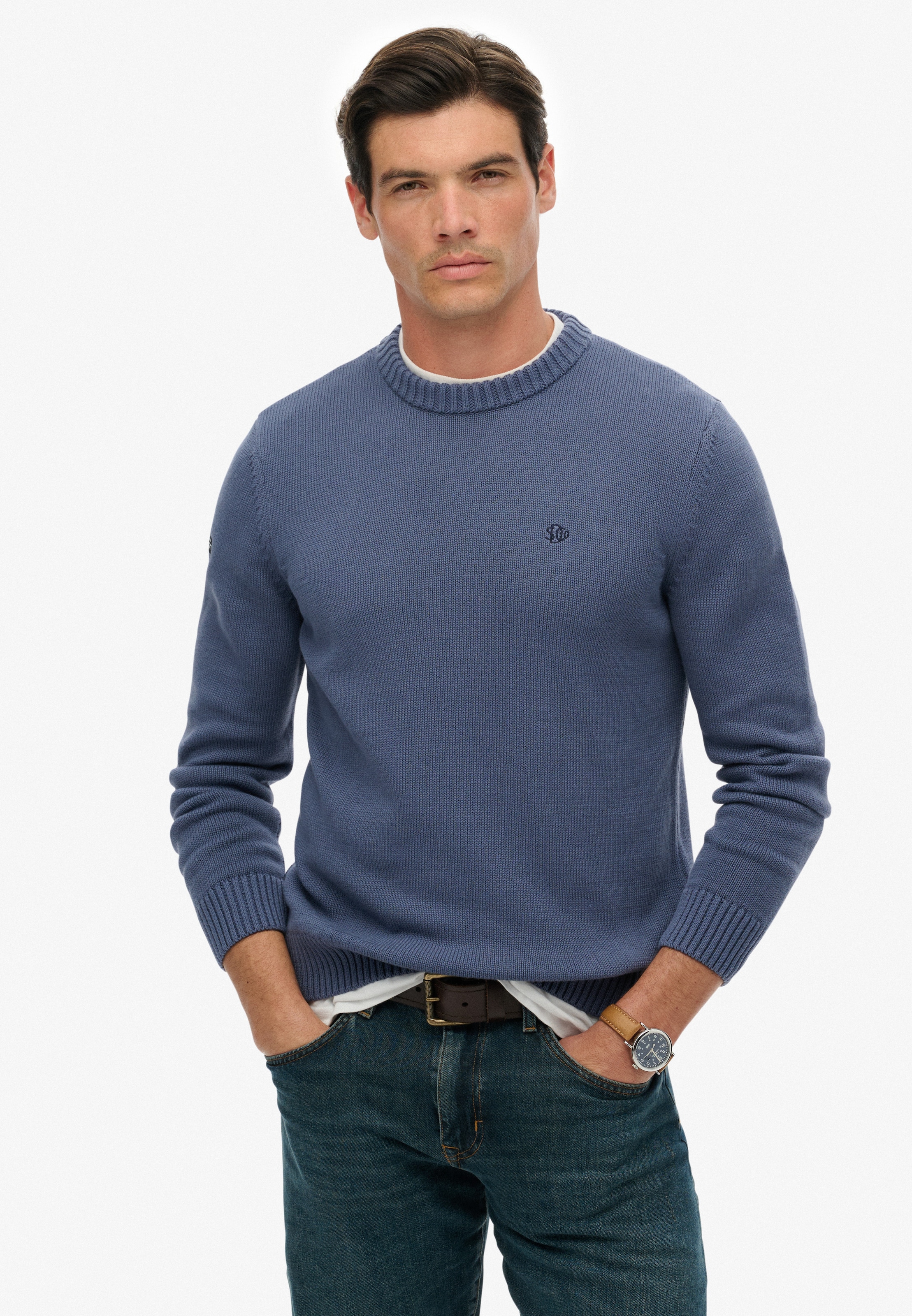 Superdry Strickpullover "PREPPY COTTON JUMPER" Baumwolle, regular fit günstig online kaufen