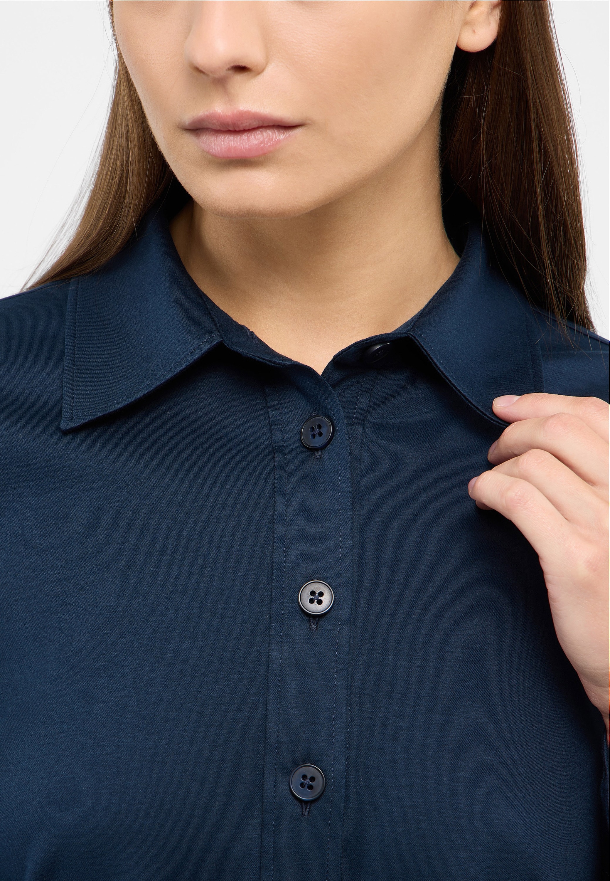 Eterna Hemdbluse »LOOSE FIT«, EASY IRON (bügelleicht)