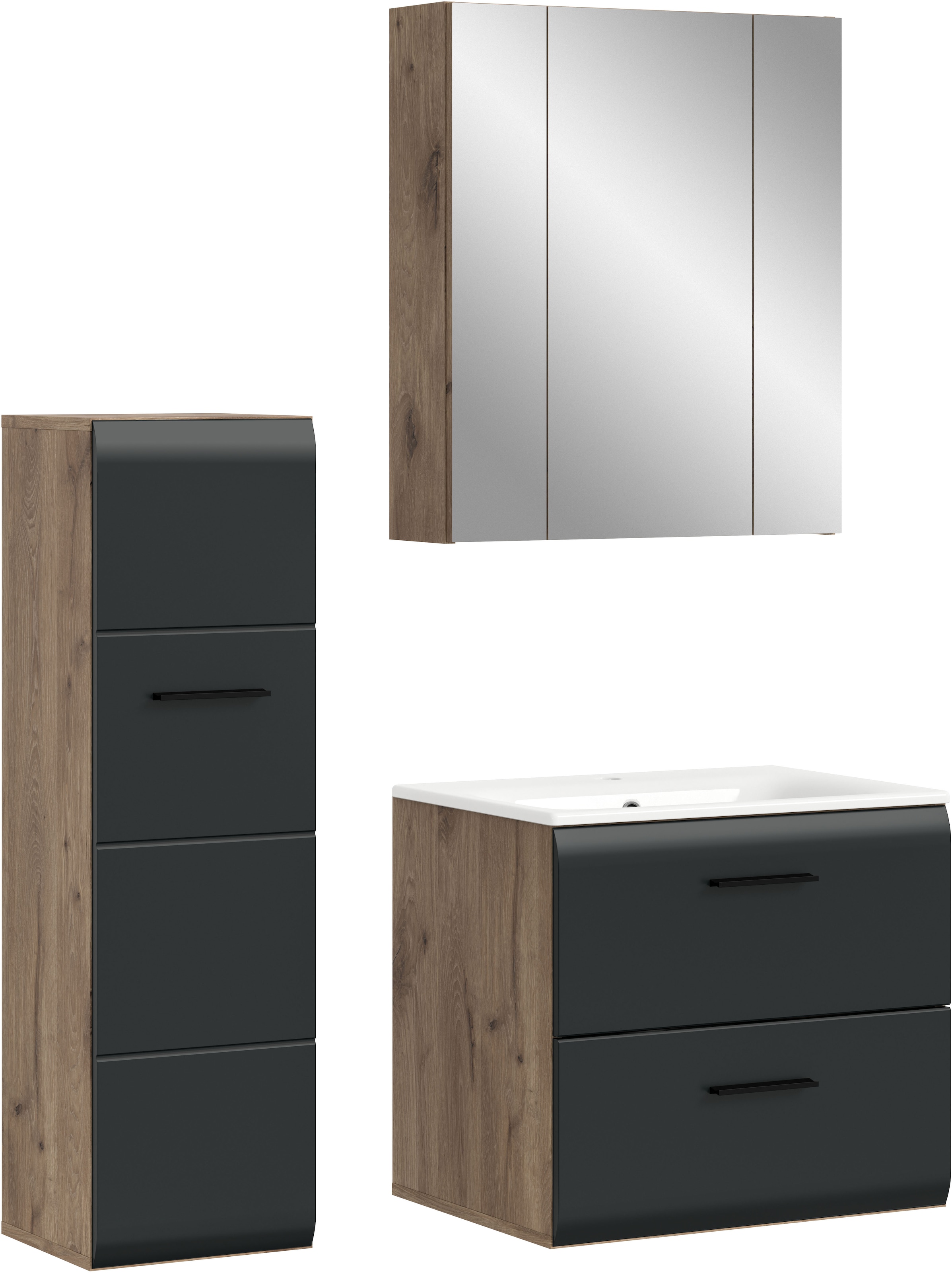 INOSIGN Badezimmer-Set, (Set, 4 St.), Florenz, Badkombination 4-tlg. Nox Oa günstig online kaufen