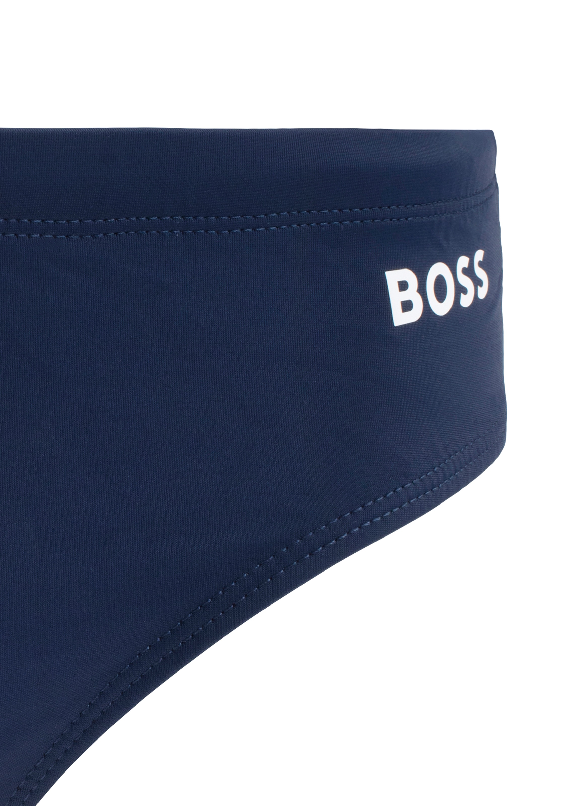 BOSS Badehose »Brief John«, mit kontrastfarbenem BOSS Logo-Schriftzug