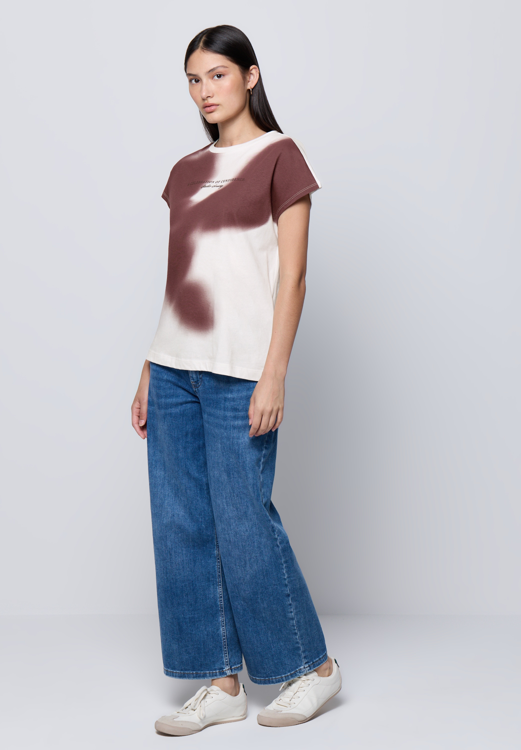 STREET ONE STUDIO Print-Shirt, aus reiner Baumwolle