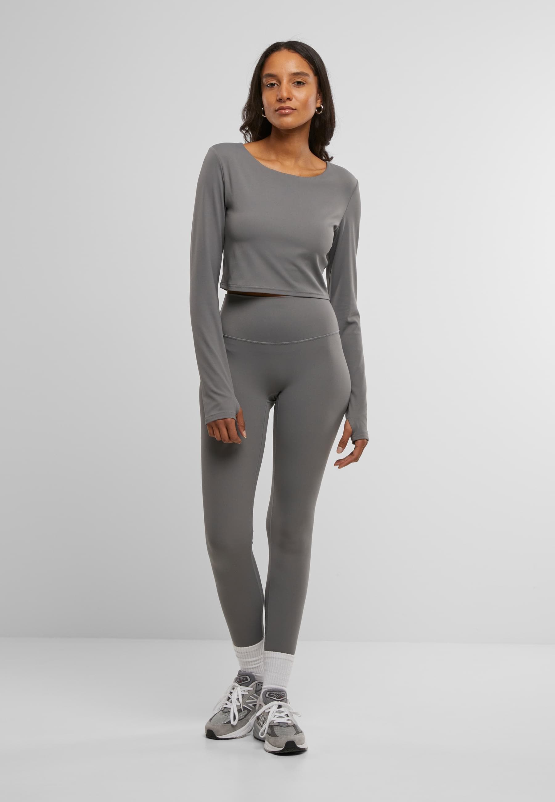 URBAN CLASSICS Longsleeve »Urban Classics Ladies Sports Longsleeve Ladies Sports Longsleeve«, (1 tlg.)