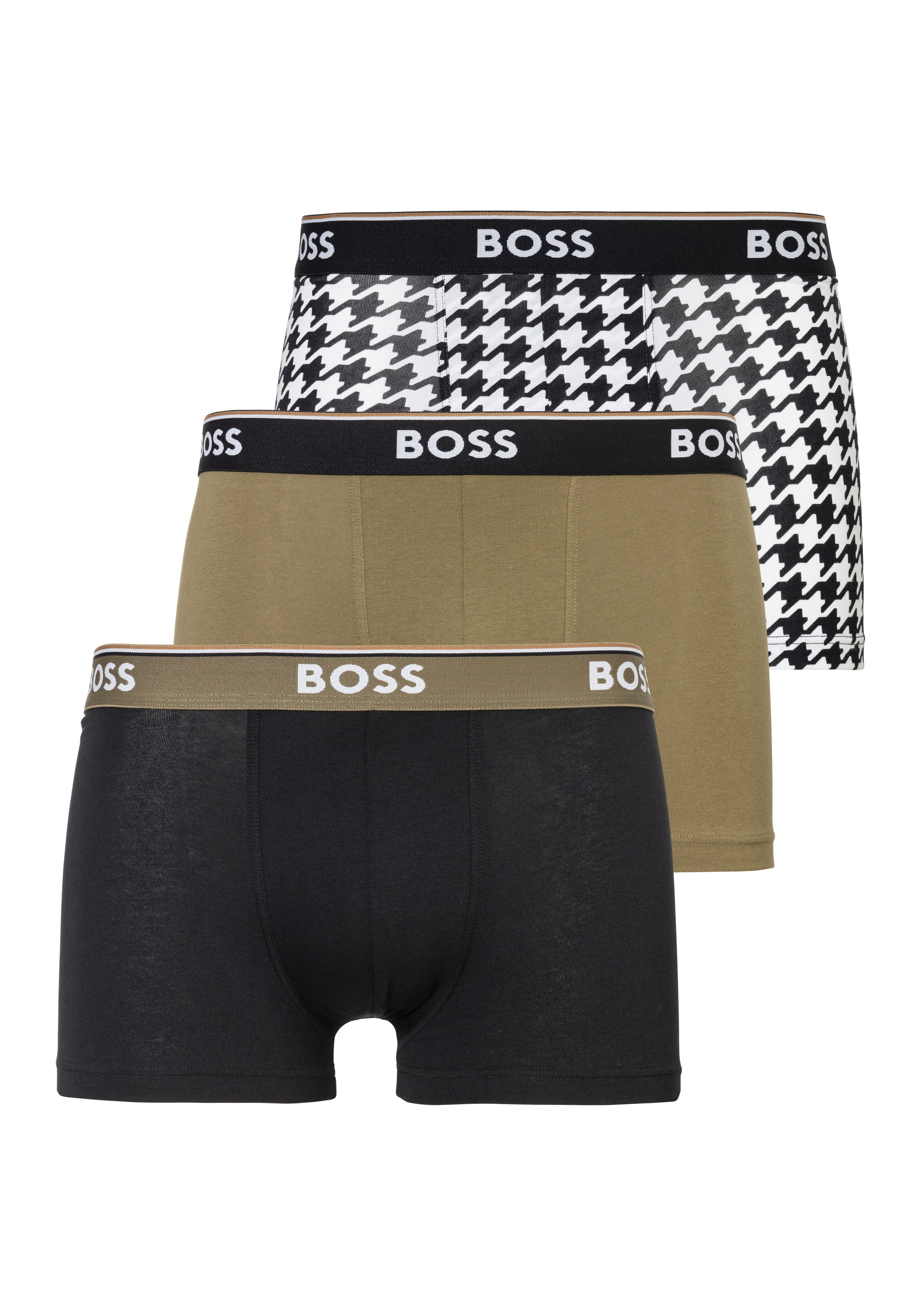 BOSS Trunk, (Set, 3 St.), mit BOSS Schriftzug auf dem Bund