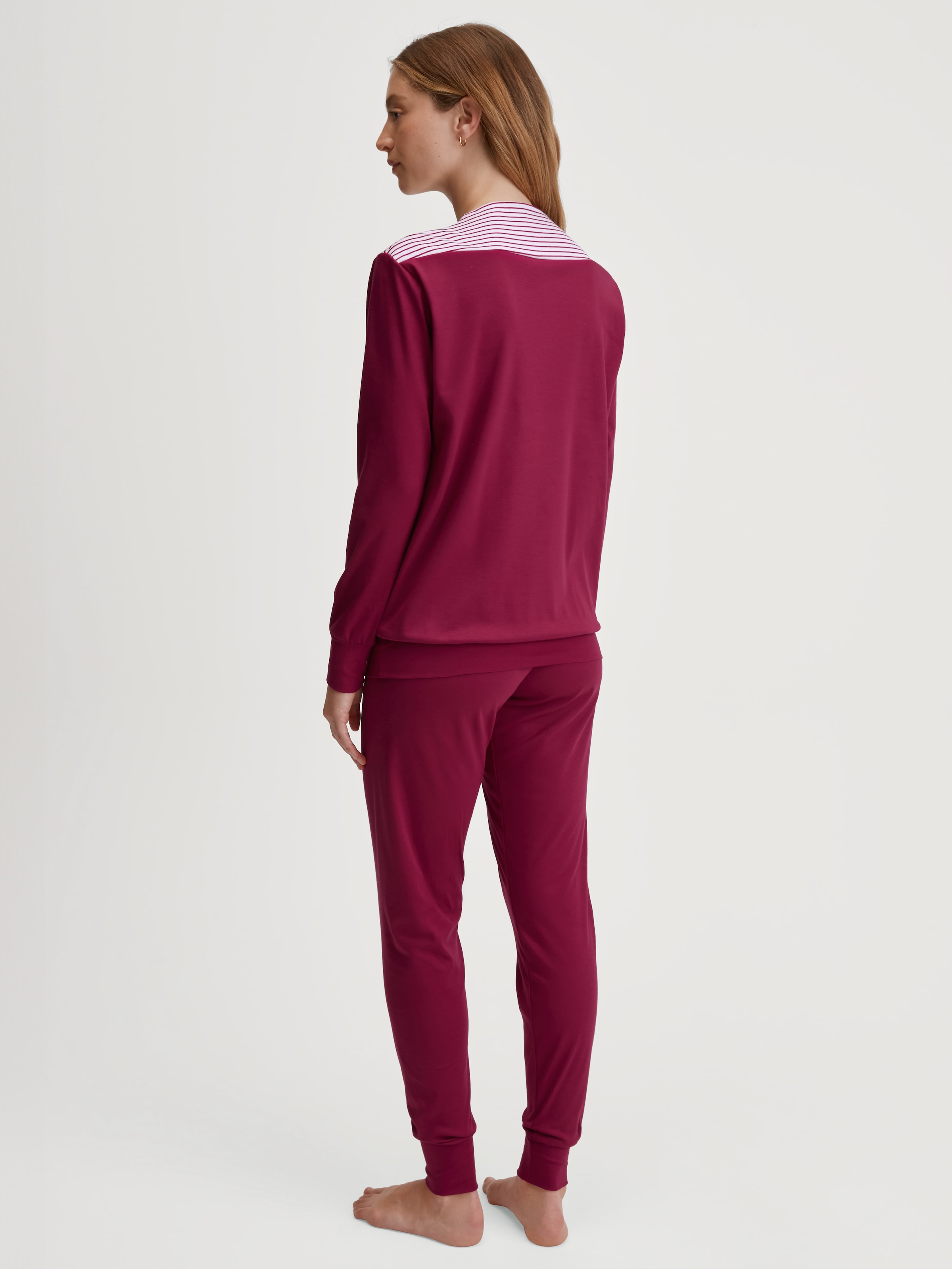 CALIDA Schlafanzug »Soulmate«, (2 tlg.), Langarm, Pure Cotton, weich, bequem, Interlock-Qualität