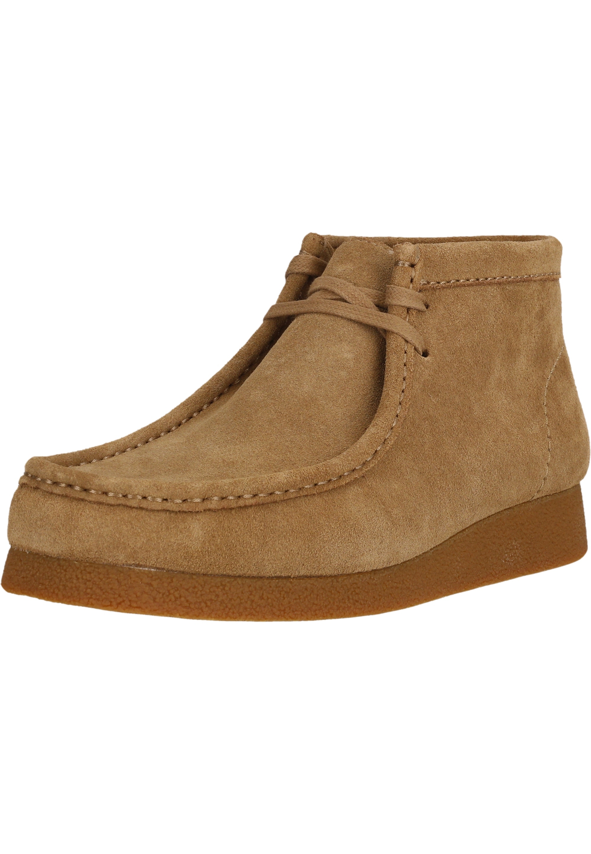 Clarks Schnürschuh "Wallabee", mit hochwertigem Wildleder-Finish günstig online kaufen