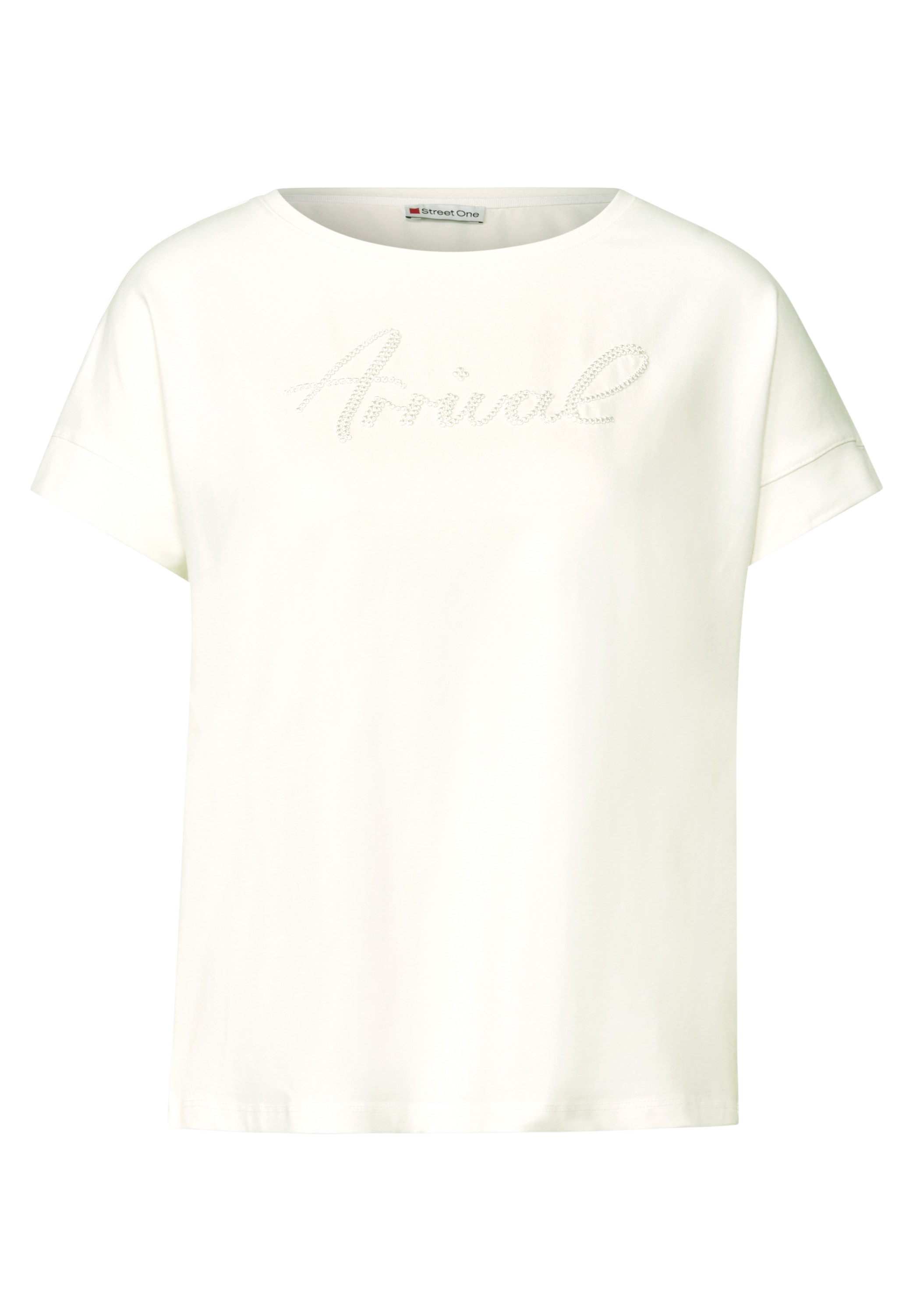 STREET ONE T-Shirt, aus softem Materialmix