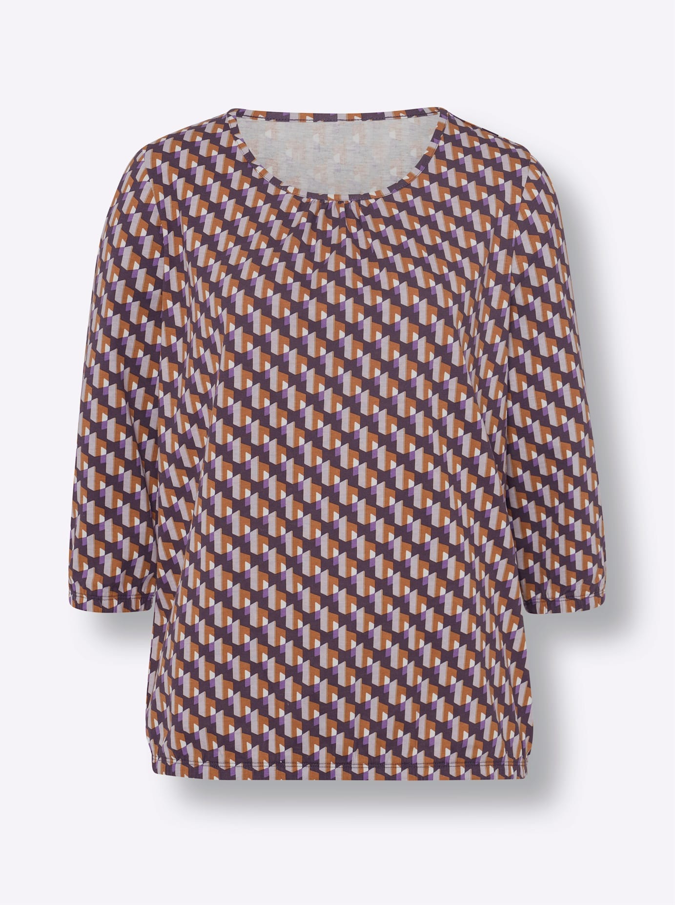 Classic Basics Women's 3/4 Sleeve Shirt Purple 42 3