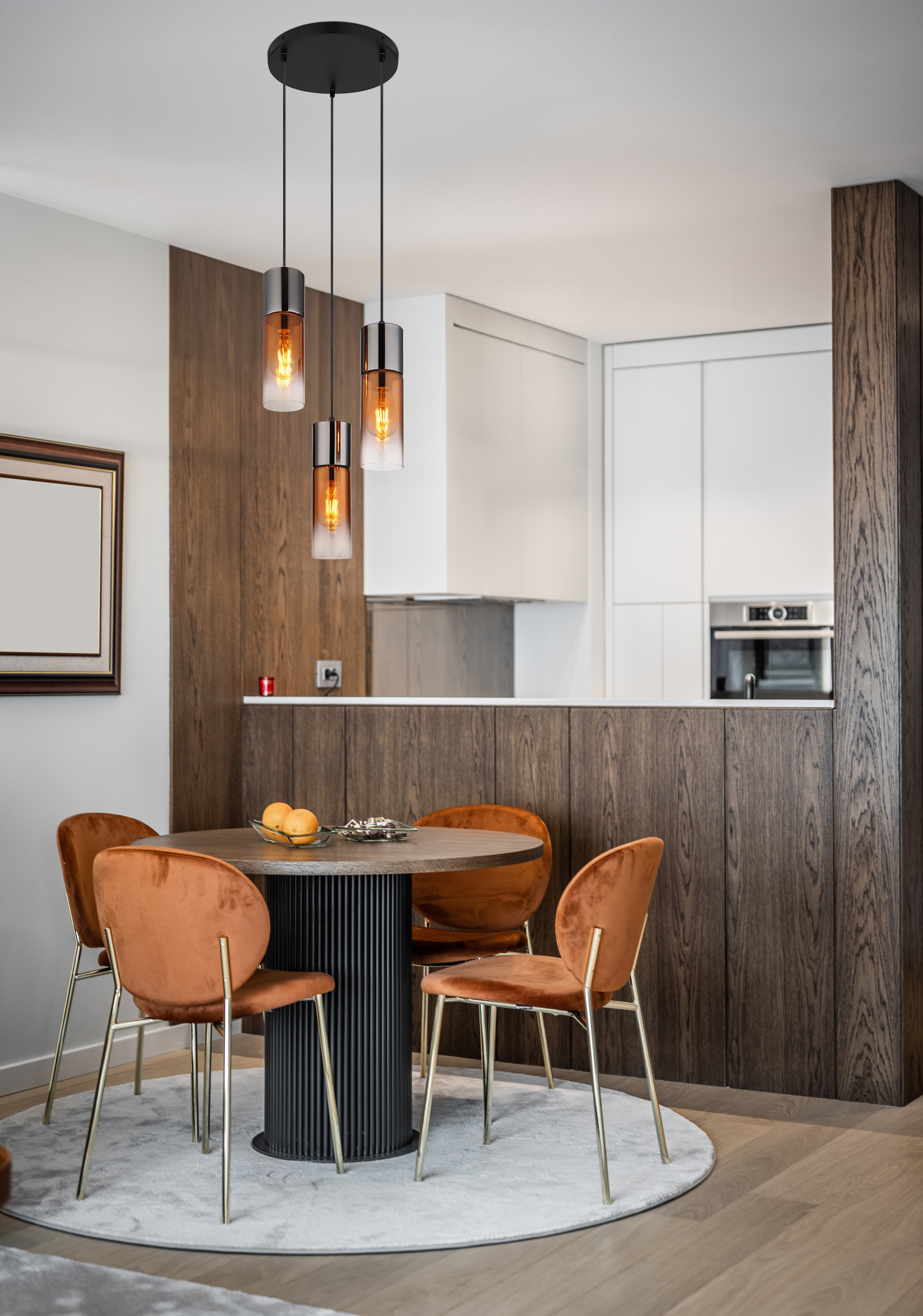 GLOBO LIGHTING Hängeleuchte »ANNIKA« E27 1 Stk. Hängelampe Esszimmer-Leuchte Esstischleuchte Wohnzimmer