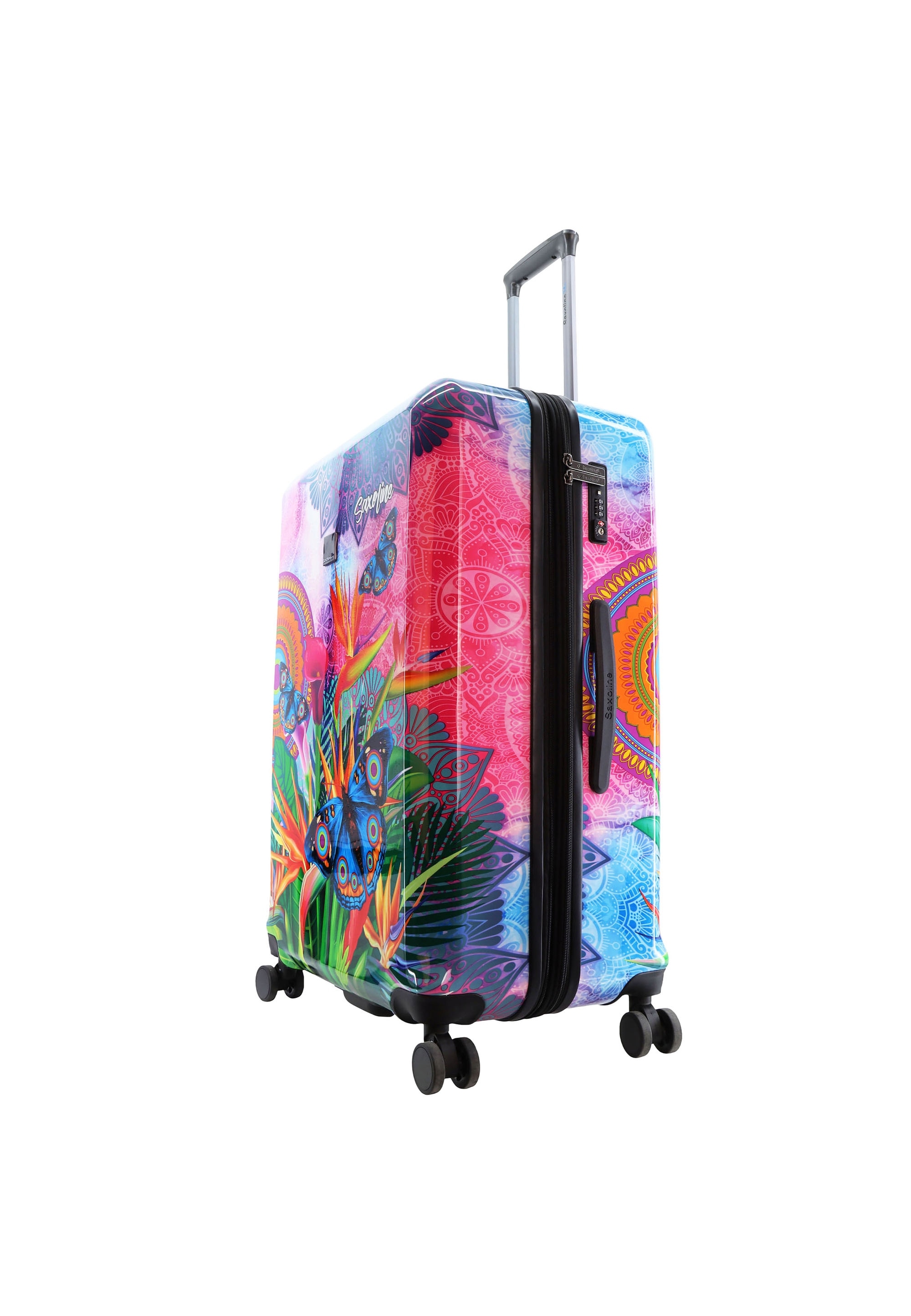 Saxoline® Koffer »Butterfly Nature«, aus ABS- und PC-Materialien
