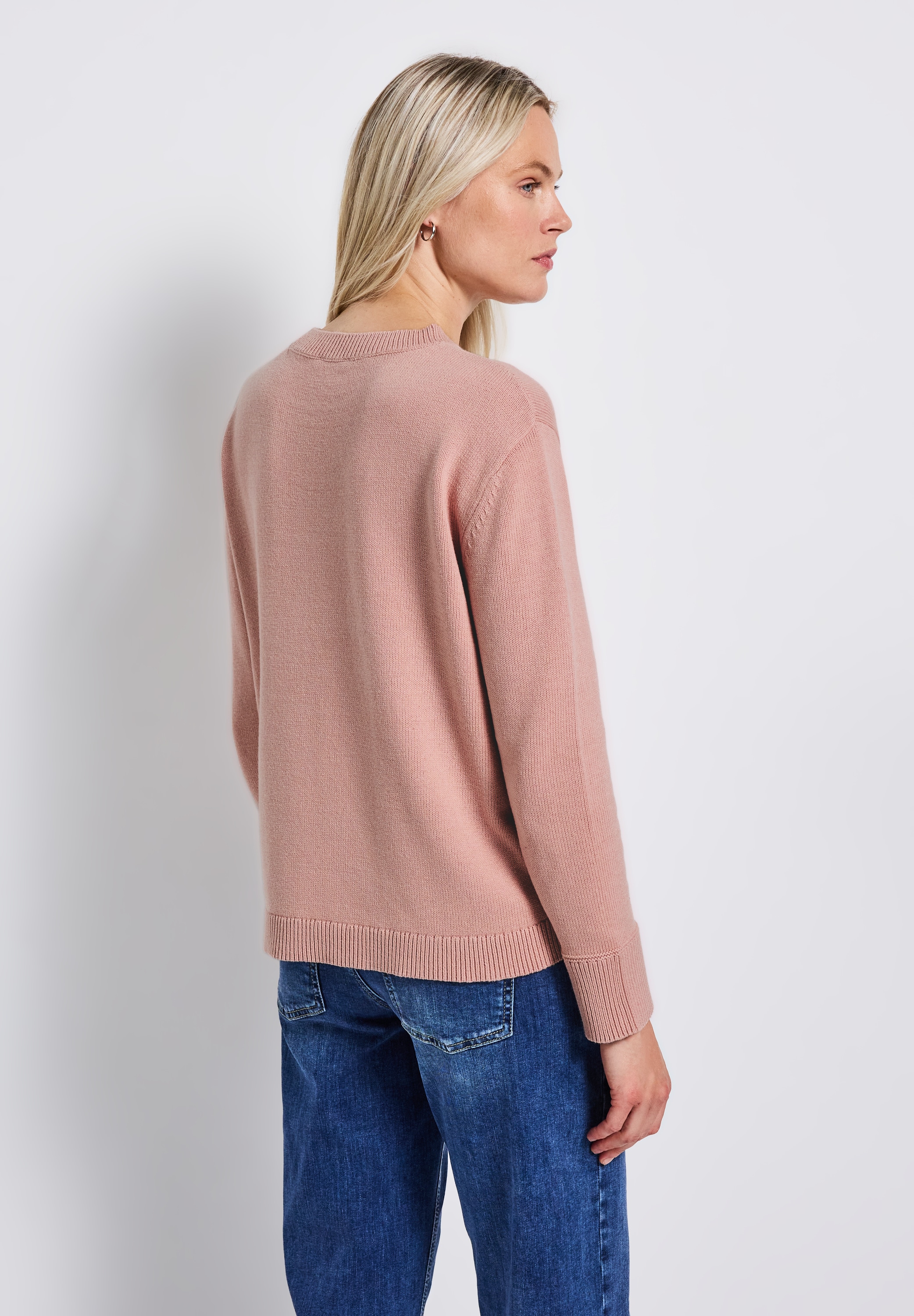 STREET ONE Strickpullover, mit Rundhalsausschnitt