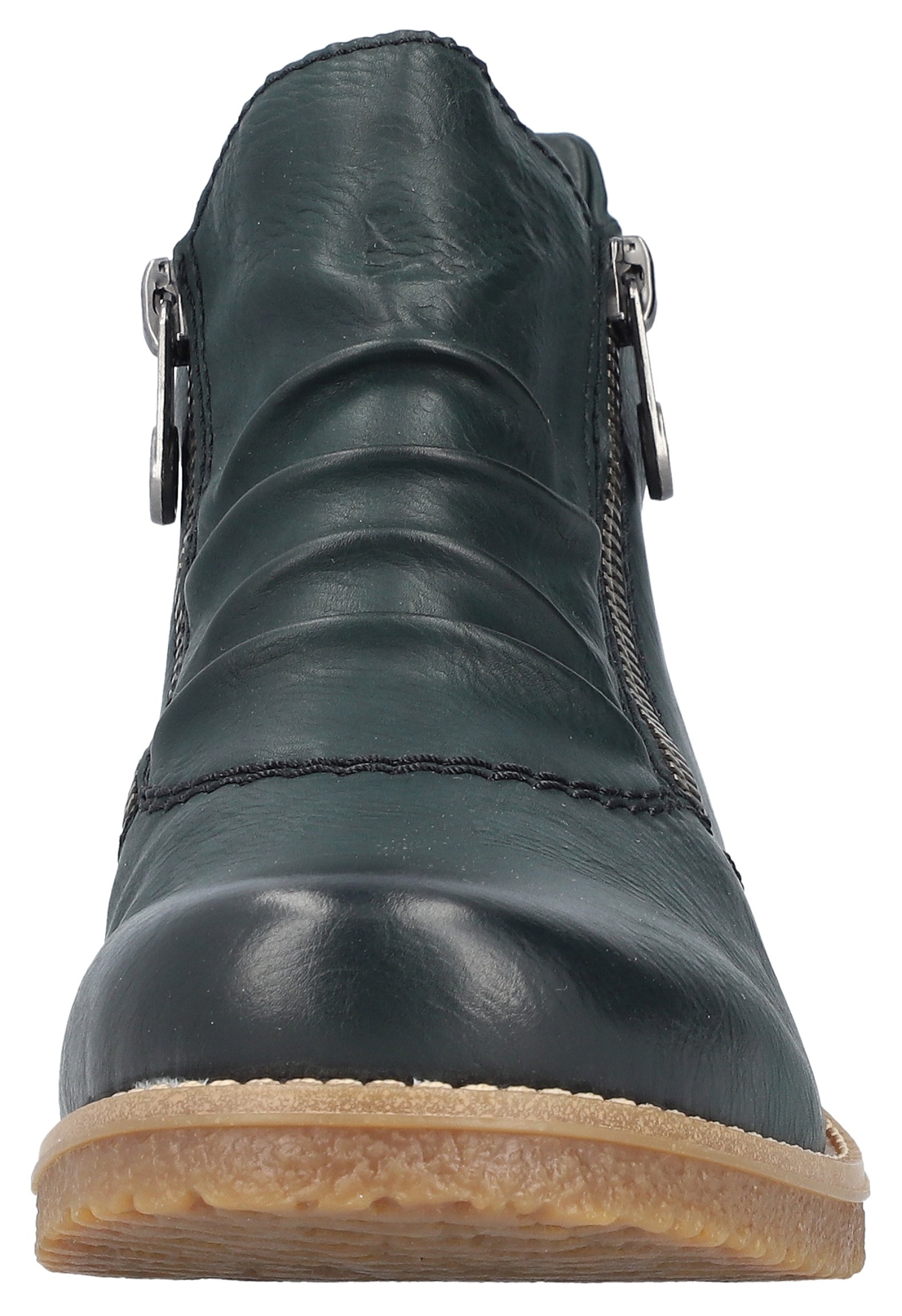 Rieker Stiefelette, Schlupfboots, Ankleboots mit beidseitigem Reißverschluss