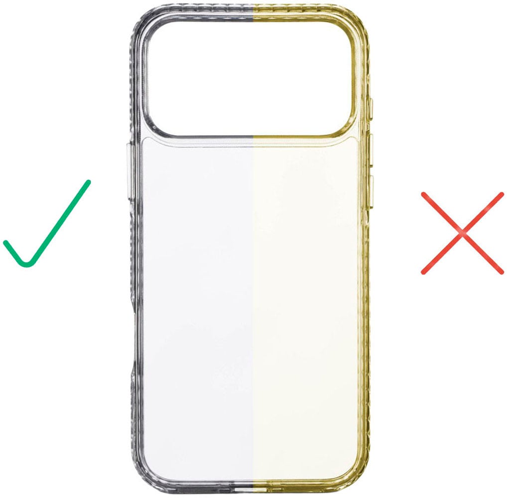 Hama Smartphone-Hülle »Handyhülle transparent für Apple iPhone 17 Pro 18 Pro« Anti-Vergilbung, Kratzschutz, stoßfeste Ecken, rutschhemmend