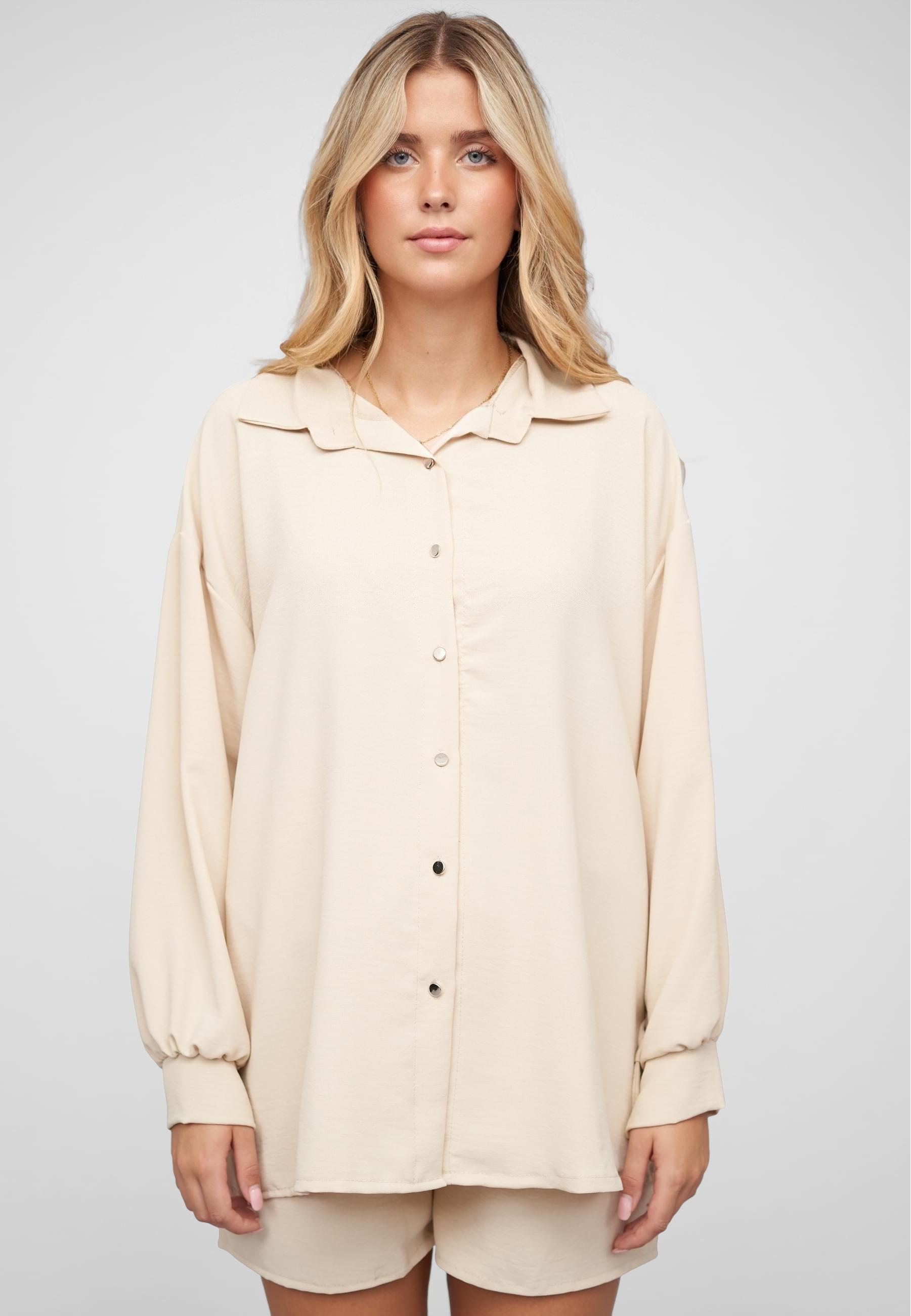 CLOUD 5IVE Longsleeve »CLOUD 5IVE Cloud5ive Musselin Bluse« 1 Stk. tlg.