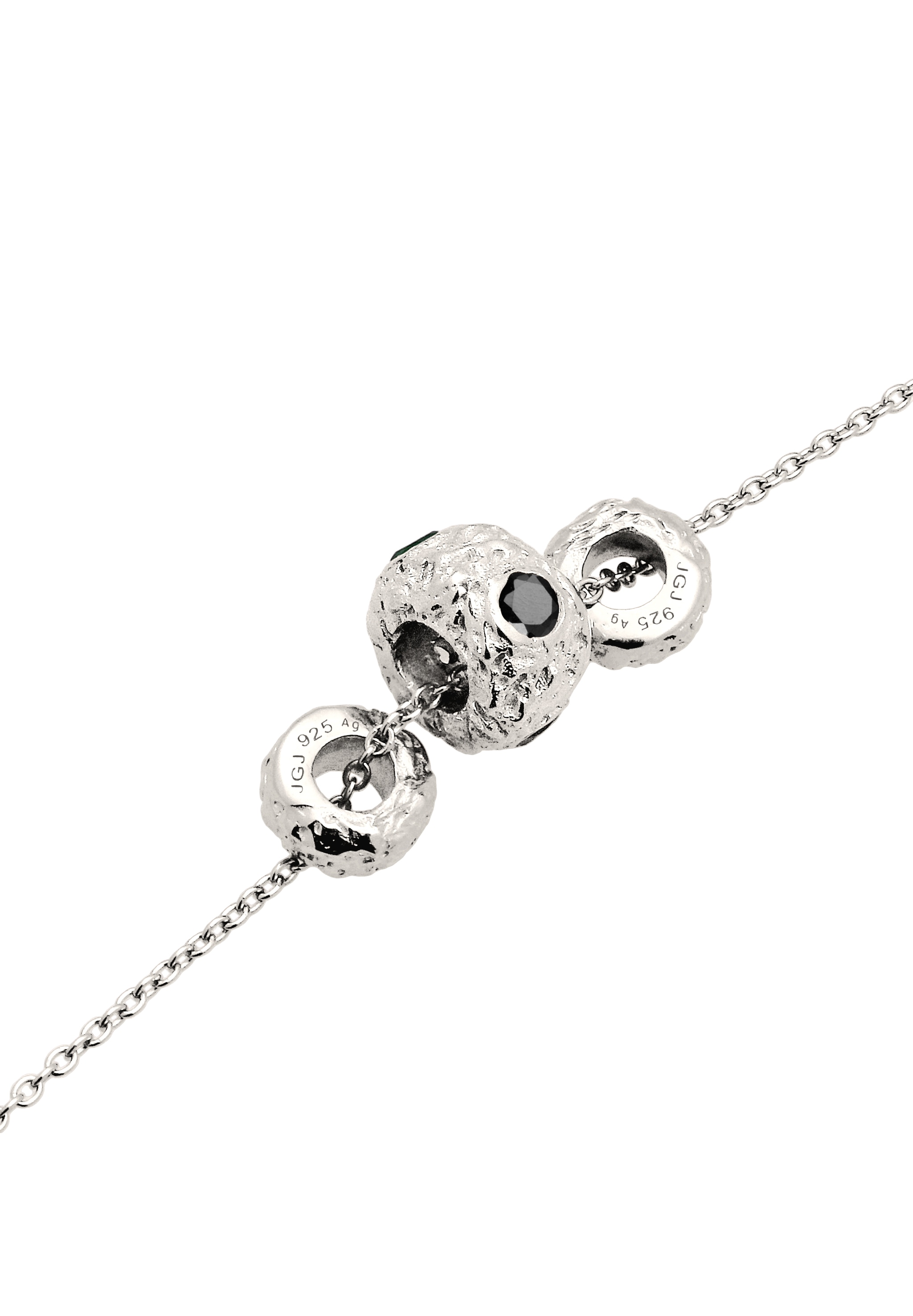 Elli Kette mit Anhänger »Halskette Zirkonia Synthetischer Smaragd Grün 925 Sterling Silber«