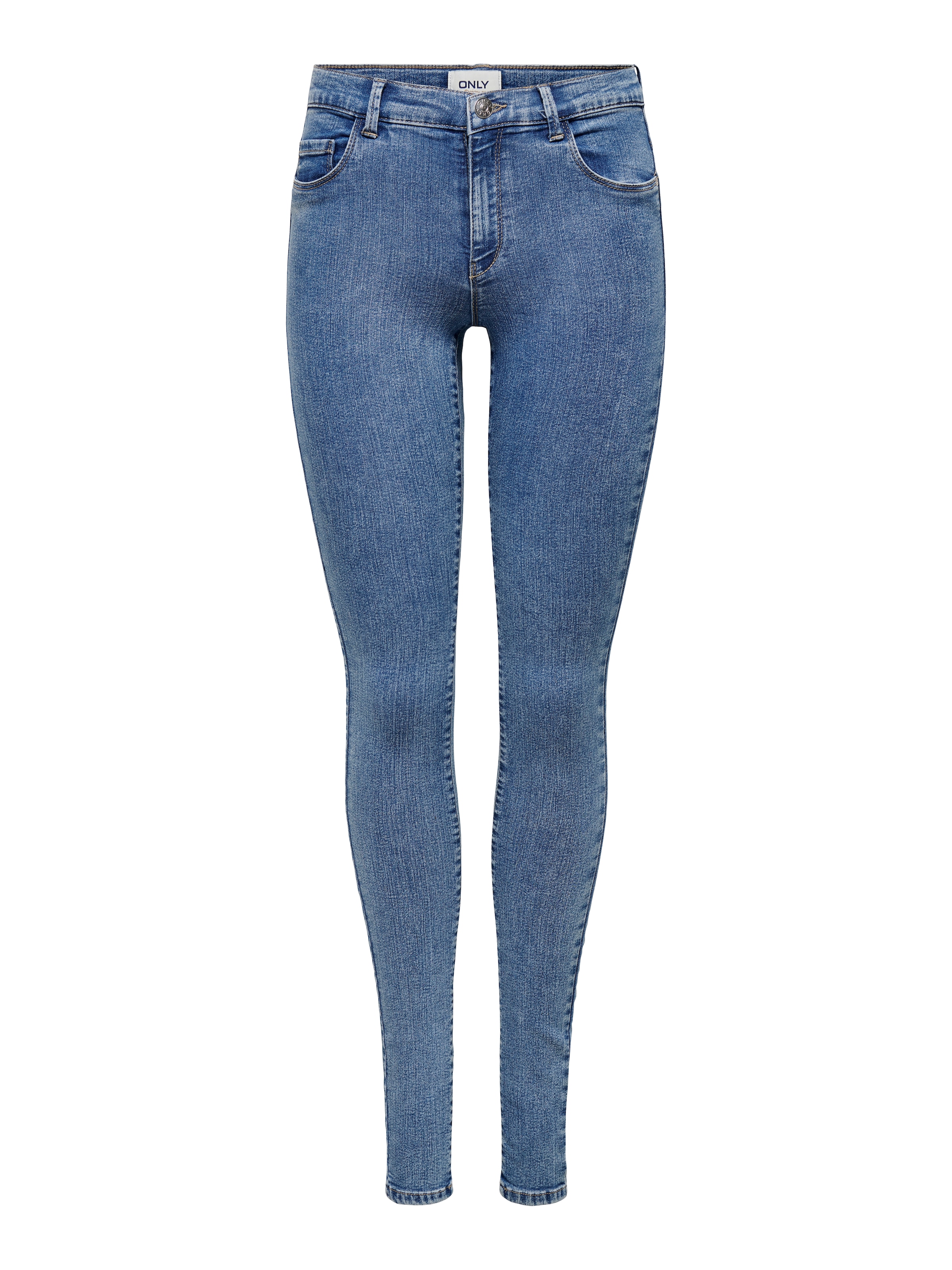 ONLY Skinny-fit-Jeans »ONLRAIN LIFE REG SKINNY DNM« mit Gürtelschlaufen