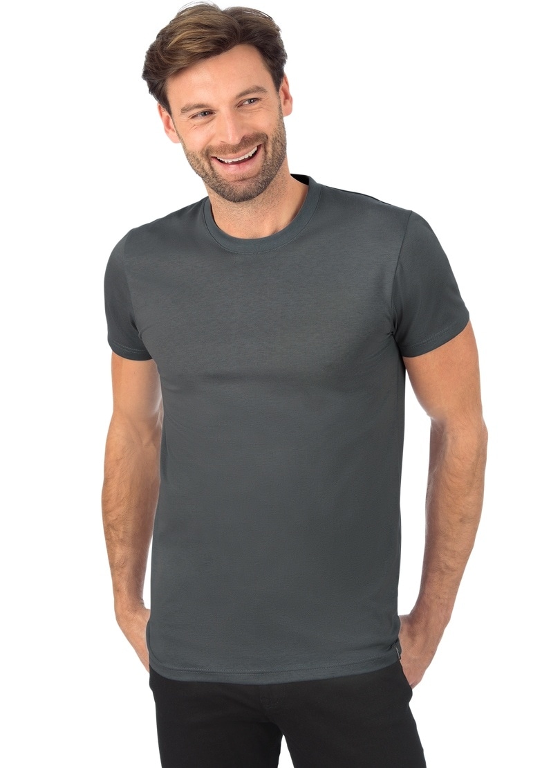 Trigema T-Shirt "TRIGEMA Slim Fit T-Shirt aus DELUXE Baumwolle" günstig online kaufen