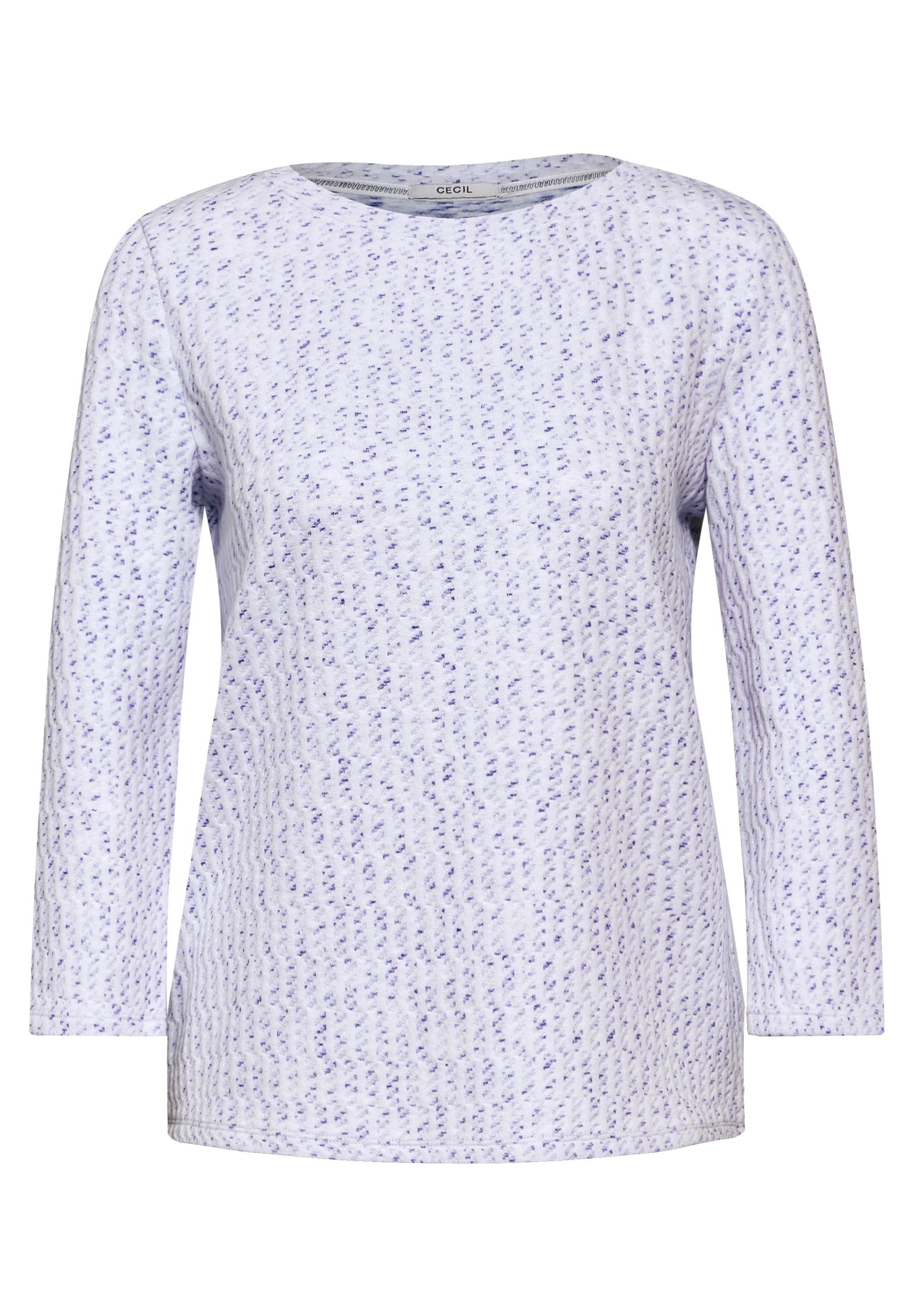 Cecil Langarmshirt, in Melange Optik