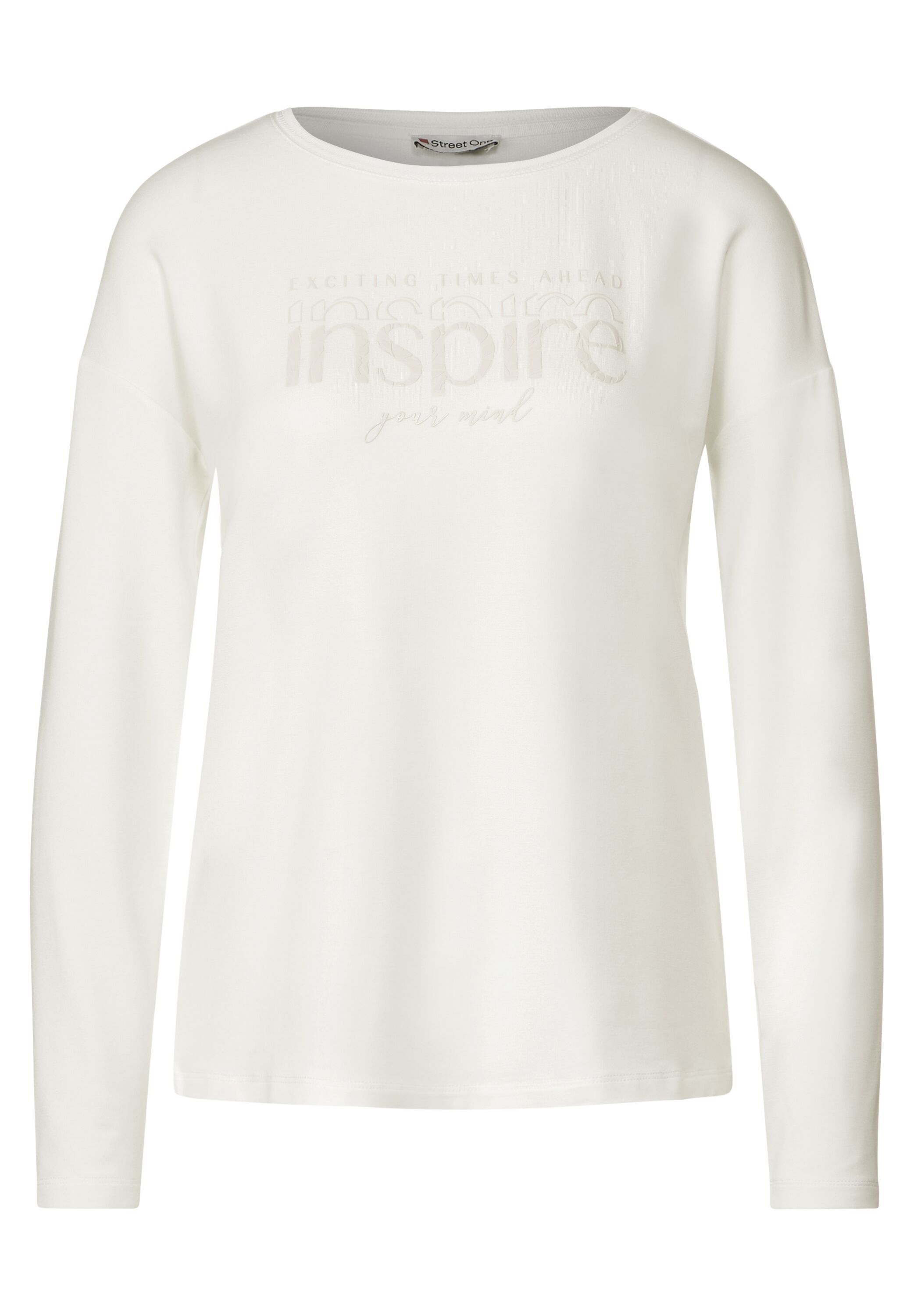 STREET ONE Langarmshirt, mit Rundhalsausschnitt