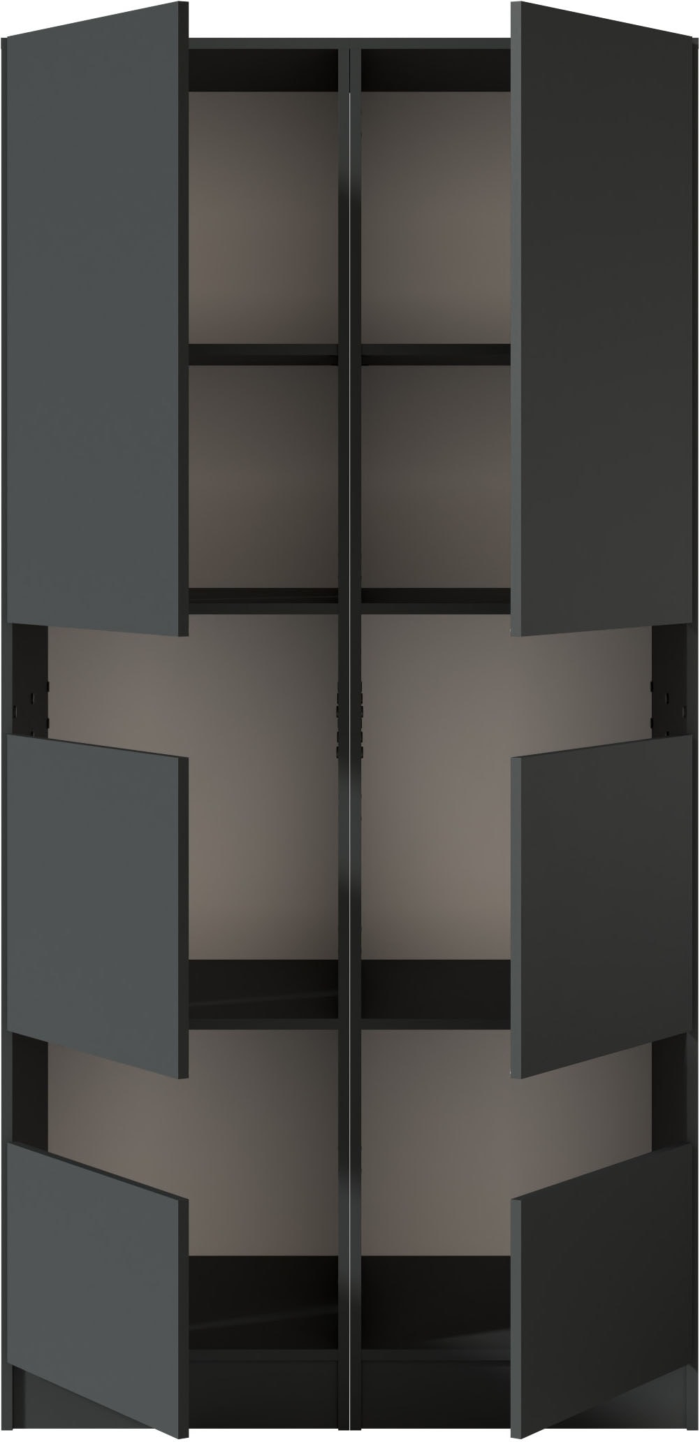 BASIC by Balculina Mehrzweckschrank-Set »Washhome B/T/H 100x68x200« 2 Stk. tlg.