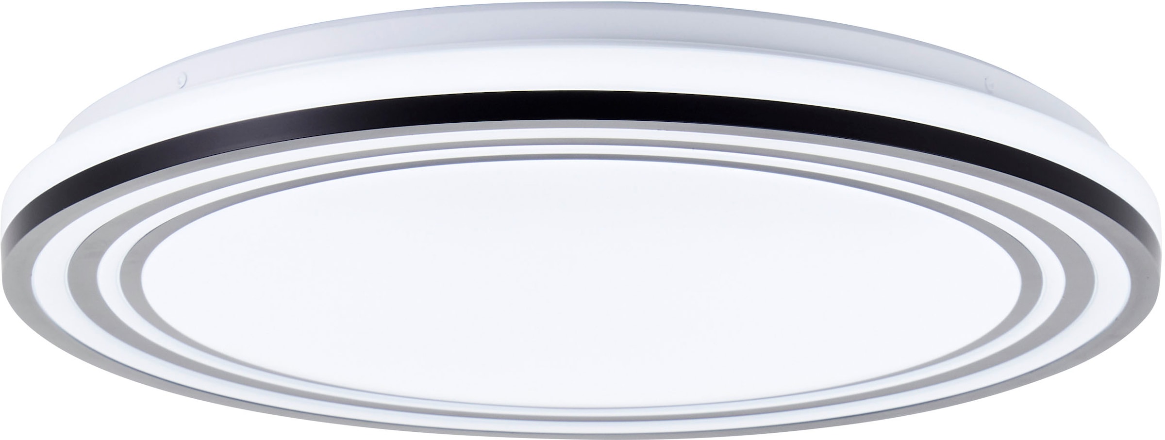 LED Wandleuchte »Kobana«, D 49 cm, 3800 lm, 3000-6500 K, dimmbar, CCT, schwarz/weiß