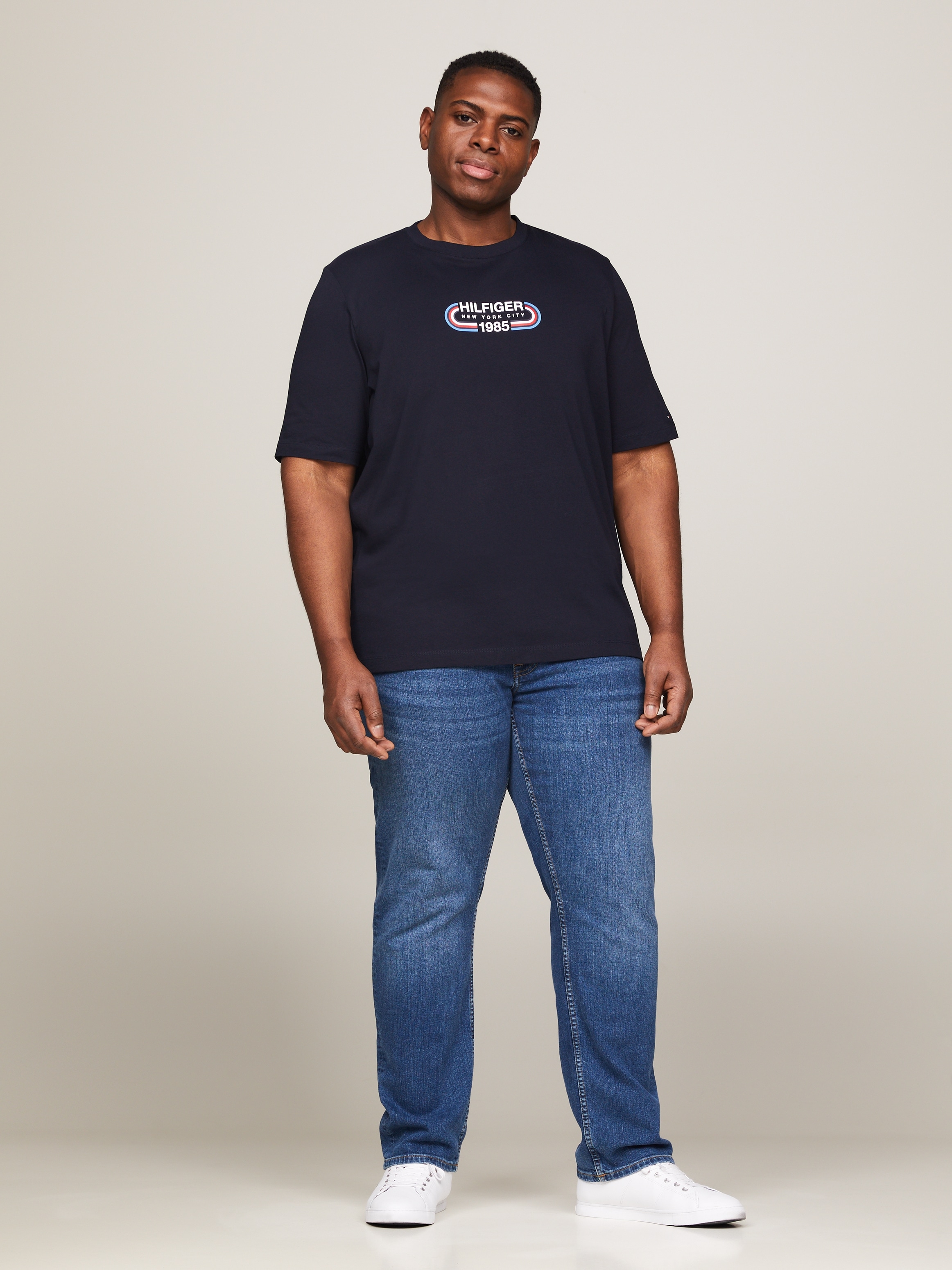 Tommy Hilfiger Big & Tall T-Shirt »BT-HILFIGER TRACK GRAPHIC TEE-B«, Große Größen