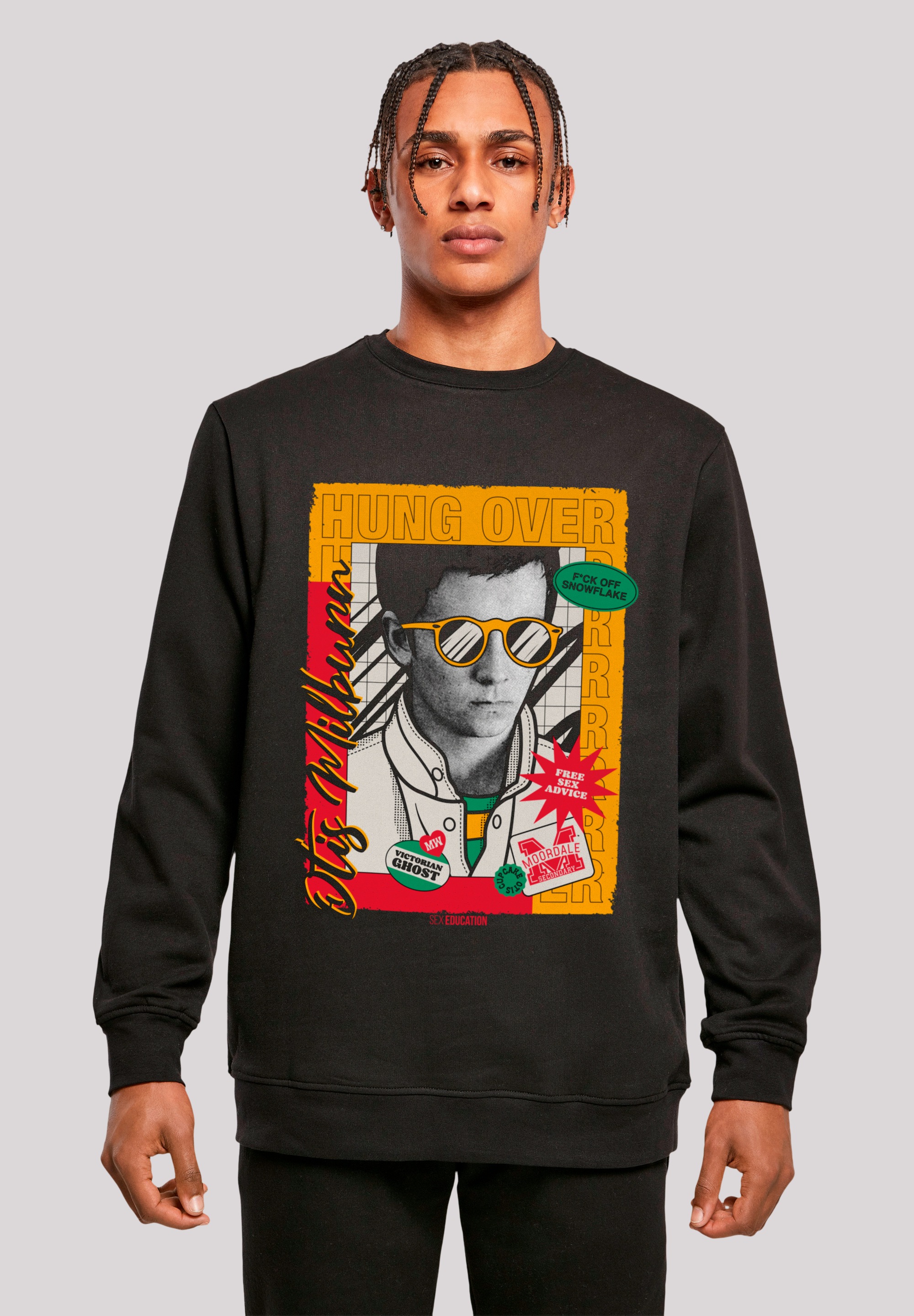 F4NT4STIC Sweatshirt "Sex Education Otis Hung Over Collage", Premium Qualität