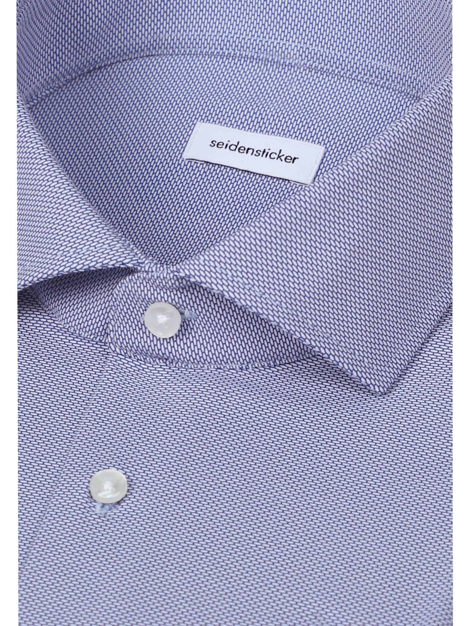 seidensticker Businesshemd »Schwarze Rose« Slim 1/1 Kentkragen Struktur