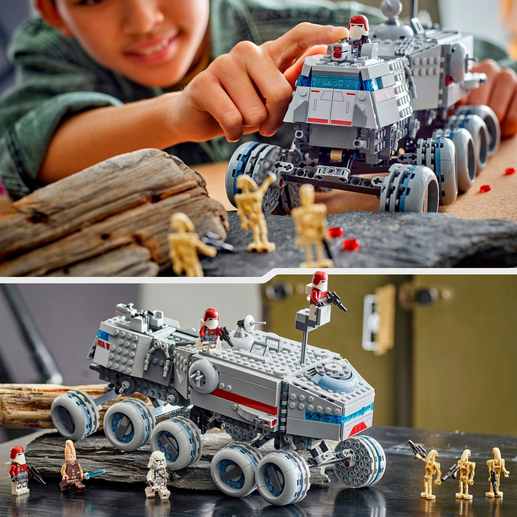 LEGO® Konstruktionsspielsteine »Republikanischer Juggernaut (75413), LEGO Star Wars™«, (813 St.), Made in Europe