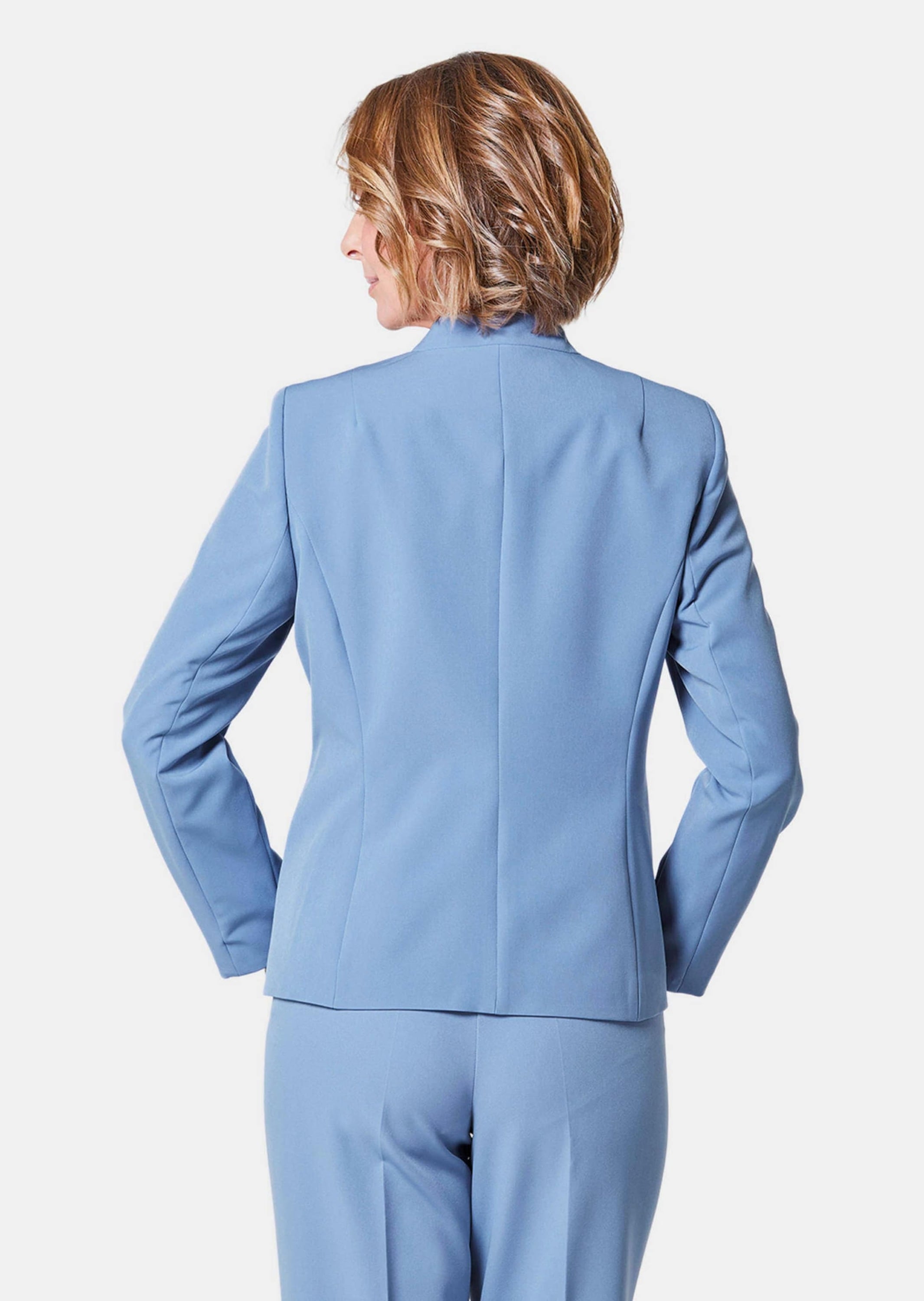 GOLDNER Jackenblazer »Blazer Blazer mit feinen Kontrastpaspeln«