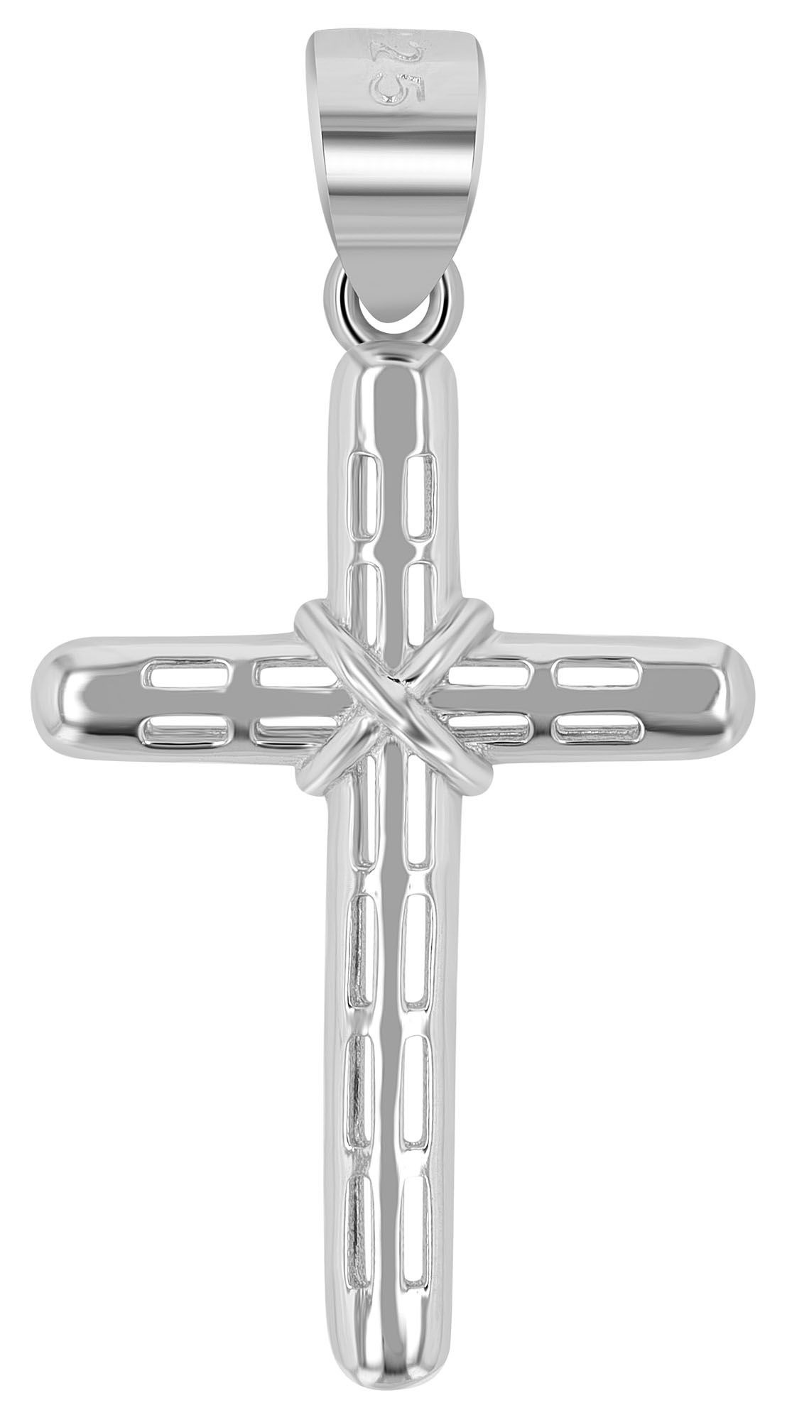 Adelia´s Kettenanhänger »Unisex Anhänger – Kreuz Kreuzanhänger aus 925 Silber«  Geschenkidee: zeitlos und vielseitig