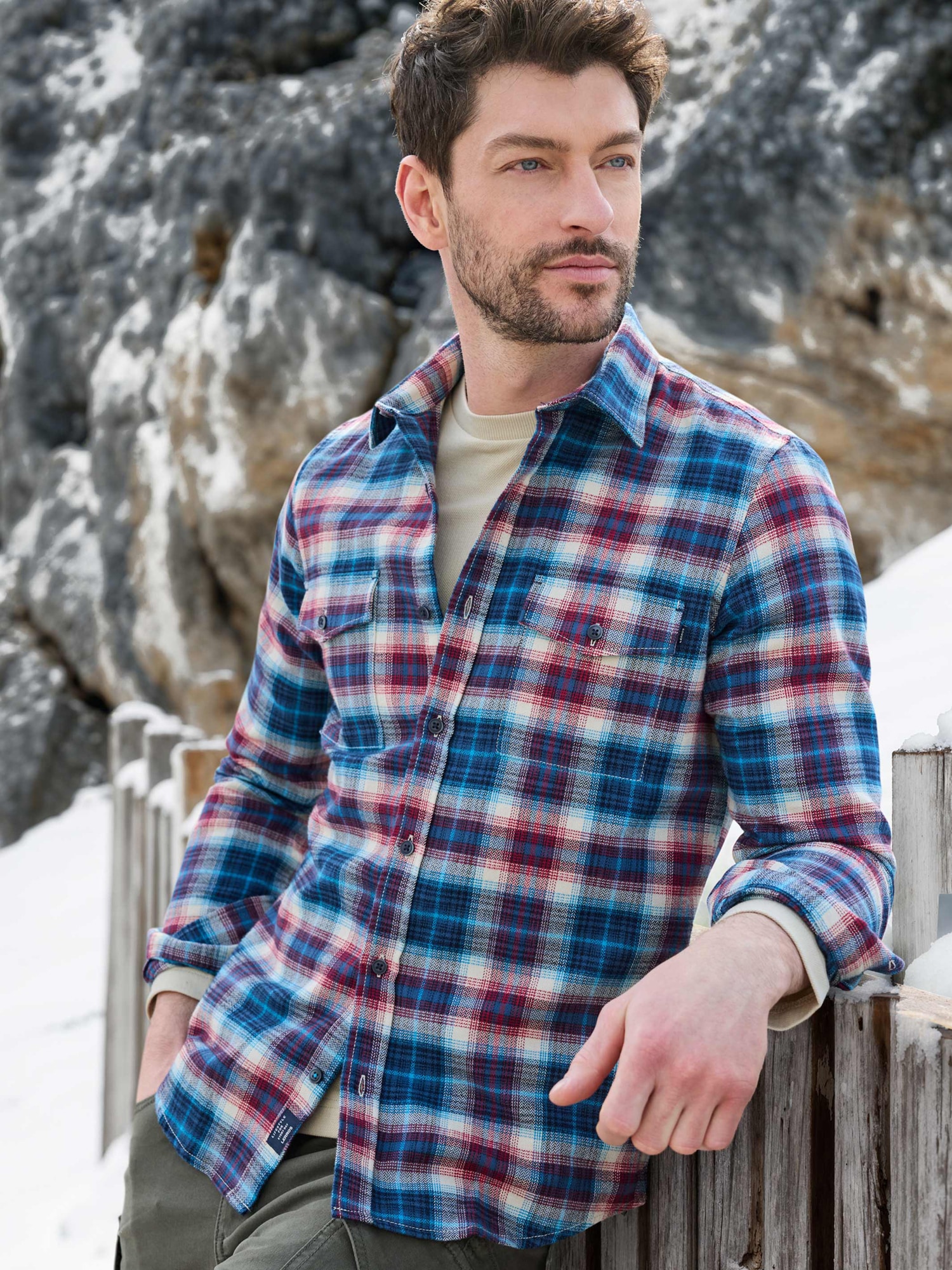 LERROS Karohemd "LERROS Casual Flanellhemd - weicher Twill, starker Style" günstig online kaufen