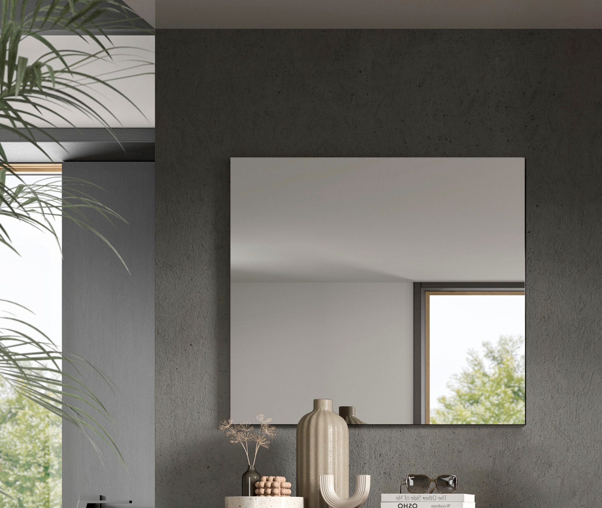 Home affaire Spiegel "REHAT, TOPSELLER, Maße 80x73x2 cm, inkl. Montagemater günstig online kaufen